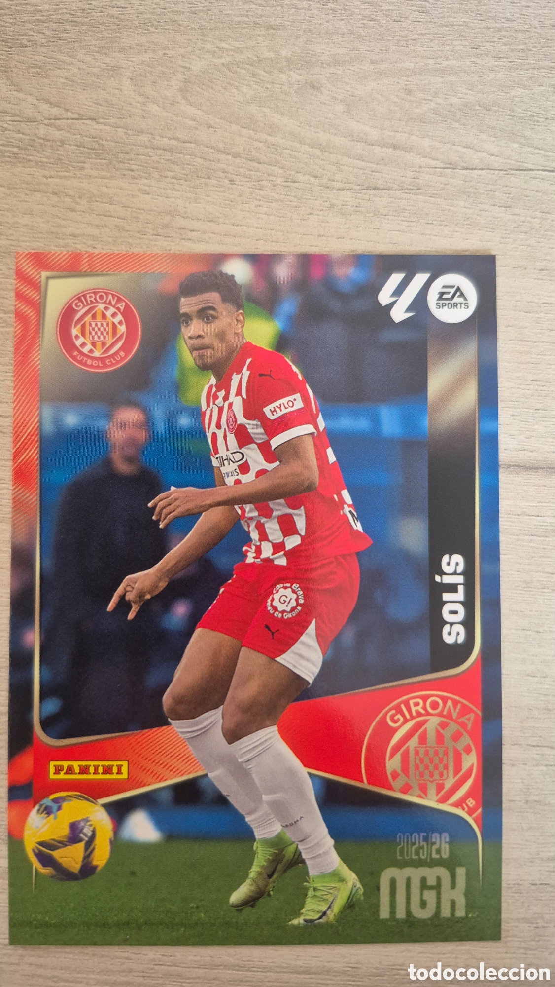 Figurine di Calcio: N&deg;191 Girona Solis Megacracks 25/26