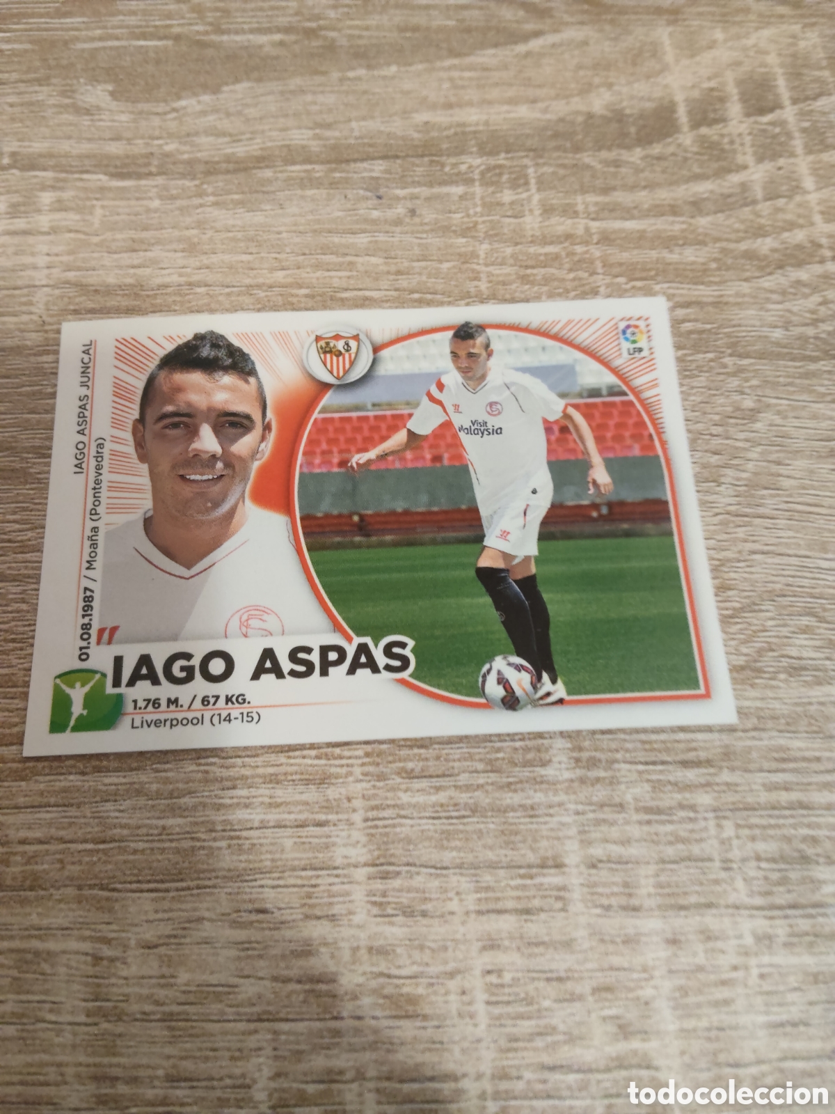 Cromos de F&uacute;tbol: Iago Aspas Celta de Vigo fichaje 22 liga 2014 2015 14 15 ediciones este