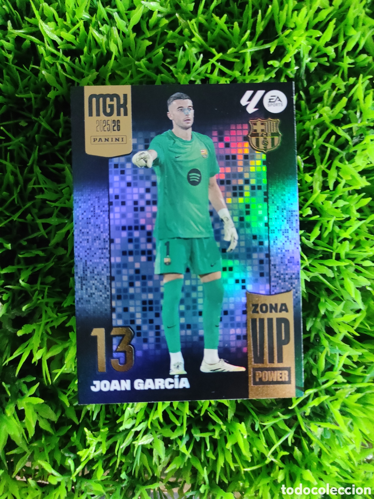 Cromos de F&uacute;tbol: Joan Garcia Barcelona ZONA VIP POWER Megacracks 25-26 # P 512
