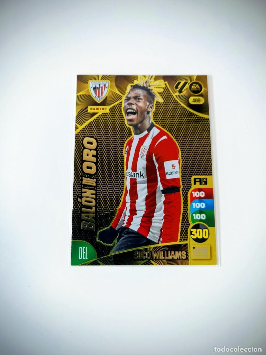 Cromos de F&uacute;tbol: ADRENALYN 2024/2025 NICO WILLIAMS ( BAL&Oacute;N DE ORO ) - LA DE LA FOTO - DE SOBRE