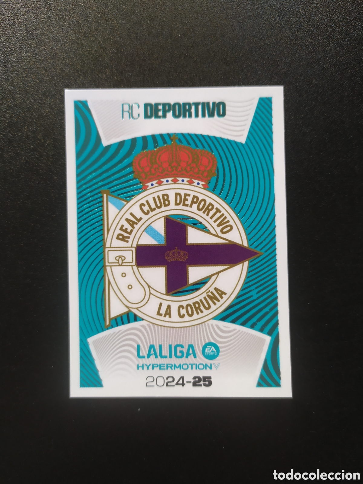 Football Stickers: Liga este 2024 2025 24 25 panini escudo Liga hypermotion n&deg; 8 Deportivo Coru&ntilde;a