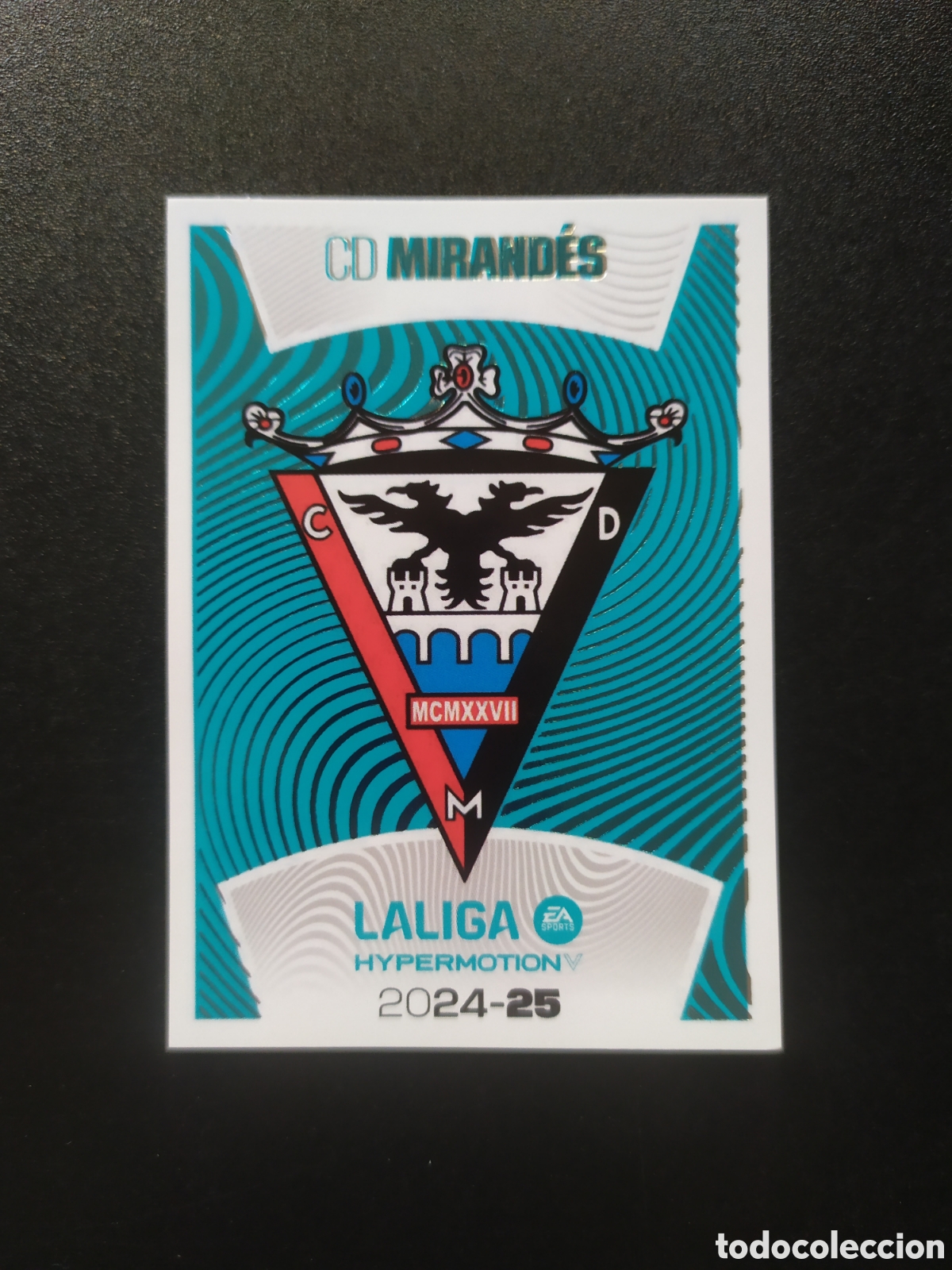 Fu&szlig;ball-Sticker: Liga este 2024 2025 24 25 panini escudo Liga hypermotion n&deg; 17 Mirandes