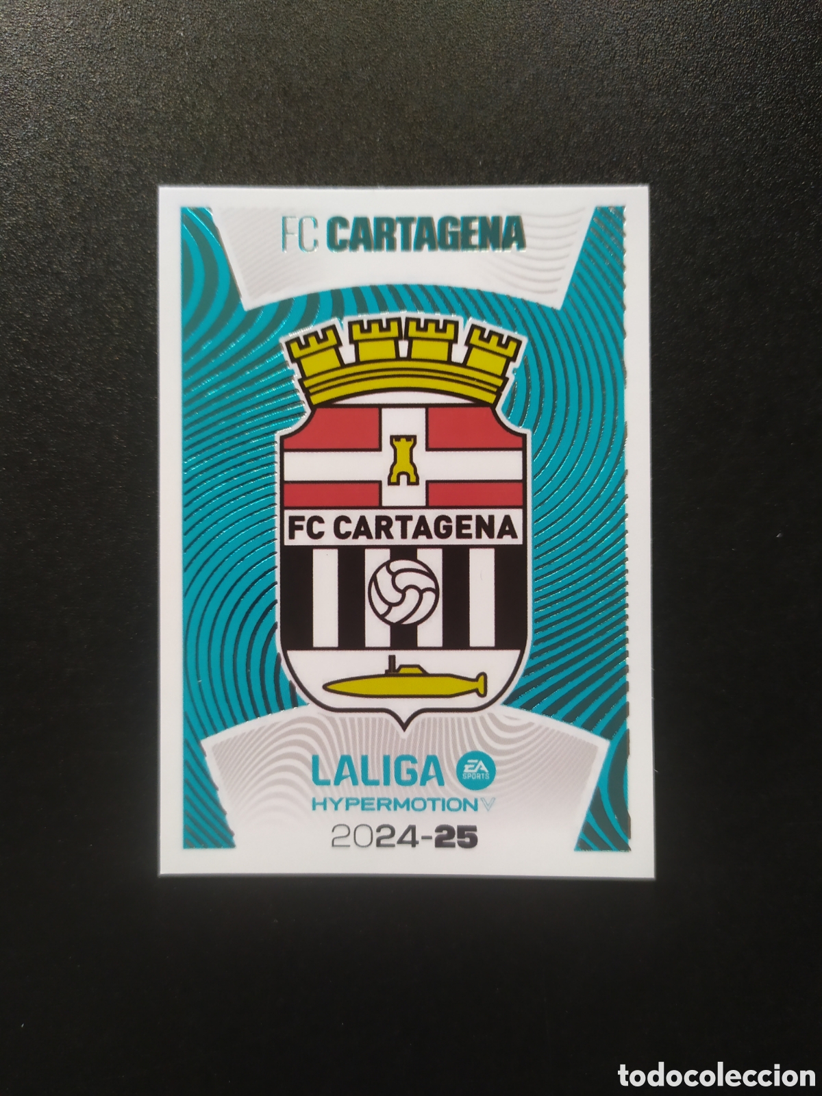 Cromos de F&uacute;tbol: Liga este 2024 2025 24 25 panini escudo Liga hypermotion n&deg; 5 Cartagena
