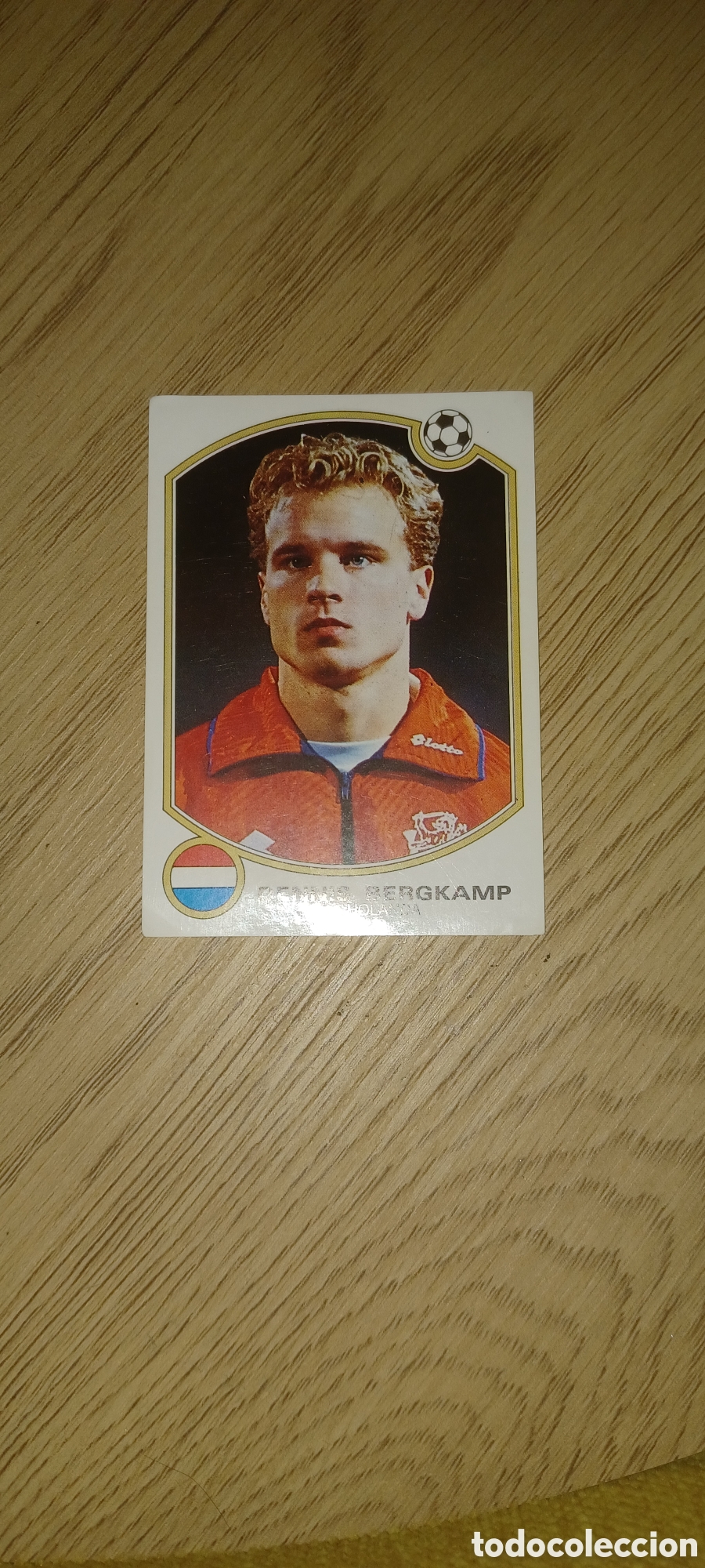 Cromos de f&uacute;tbol: CROMO SIN PEGAR N 185 DENNIS BERGKAMP HOLANDA PANINI 1992 1993 92-93 F&Uacute;TBOL