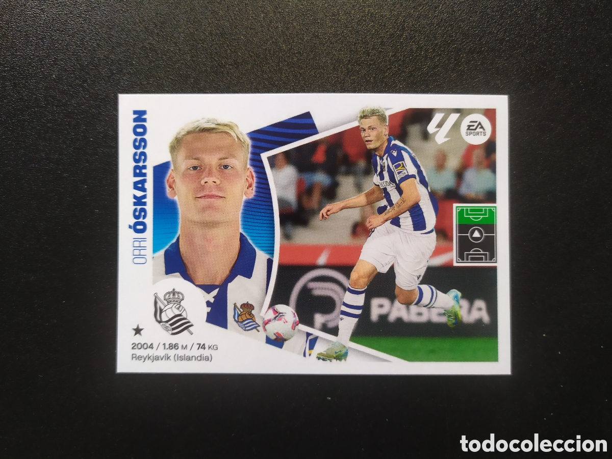 Football Stickers: Liga este 2024 2025 24 25 panini Oskarsson fichaje n&deg; 61 Real Sociedad