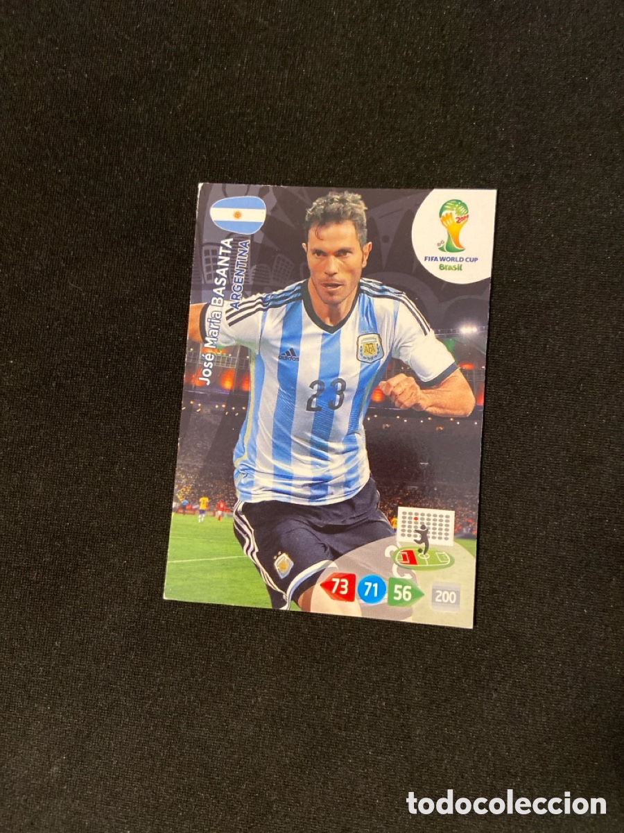 Fu&szlig;ball-Sticker: BASANTA (ARGENTINA) UPDATE PANINI ADRENALYN MUNDIAL 2014 BRASIL 14 FUTBOL ACTUALIZACION CARTA A-1