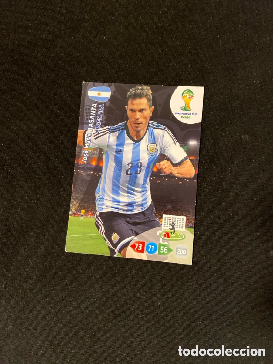 Figurine di Calcio: BASANTA (ARGENTINA) UPDATE PANINI ADRENALYN MUNDIAL 2014 BRASIL 14 FUTBOL ACTUALIZACION CARTA A-1