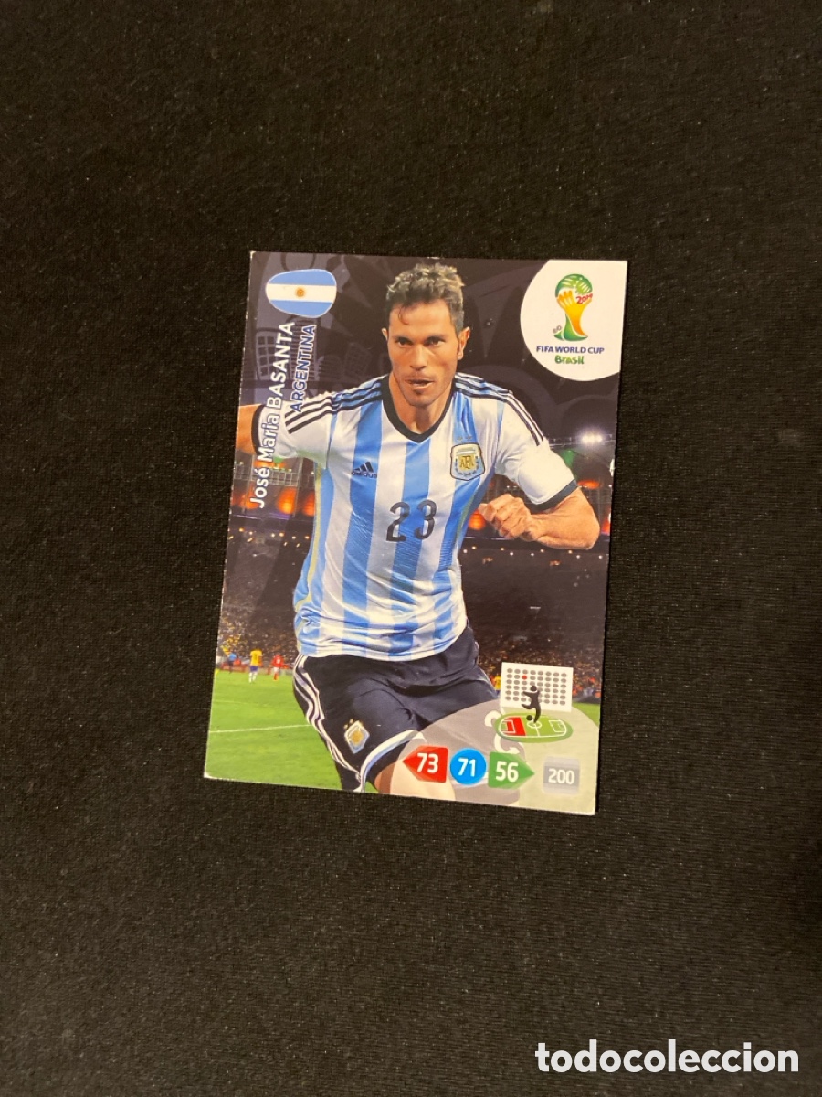 Fu&szlig;ball-Sticker: BASANTA (ARGENTINA) UPDATE PANINI ADRENALYN MUNDIAL 2014 BRASIL 14 FUTBOL ACTUALIZACION CARTA A-1