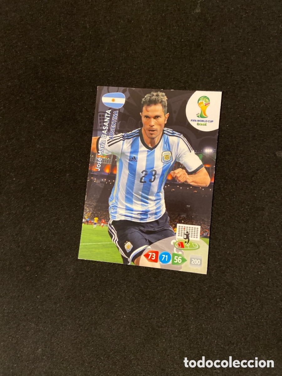 Football Stickers: BASANTA (ARGENTINA) UPDATE PANINI ADRENALYN MUNDIAL 2014 BRASIL 14 FUTBOL ACTUALIZACION CARTA A-1