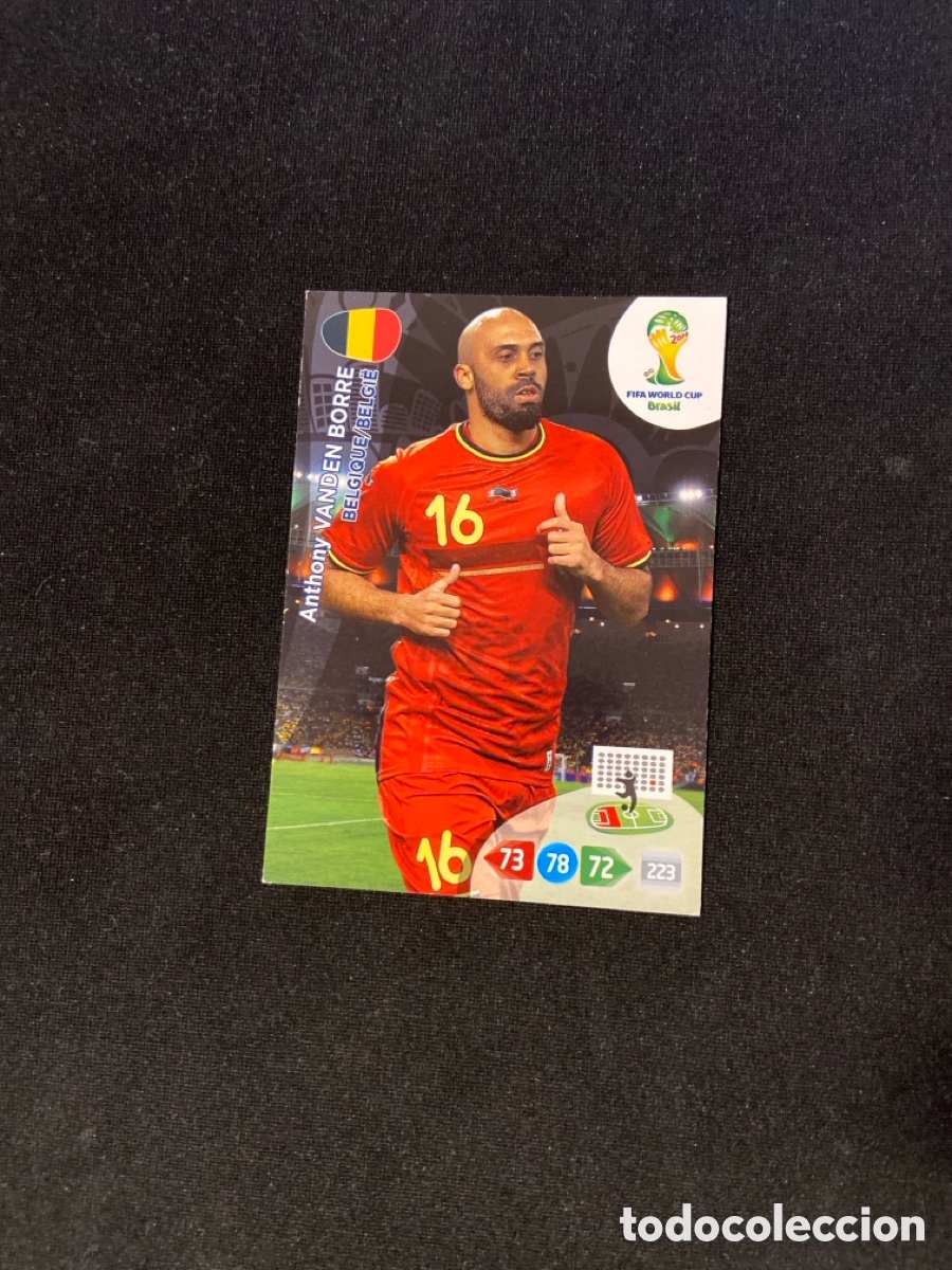 Football Stickers: VANDEN BORRE (B&Eacute;LGICA) UPDATE PANINI ADRENALYN MUNDIAL 2014 BRASIL 14 FUTBOL ACTUALIZACION CARTA A-1