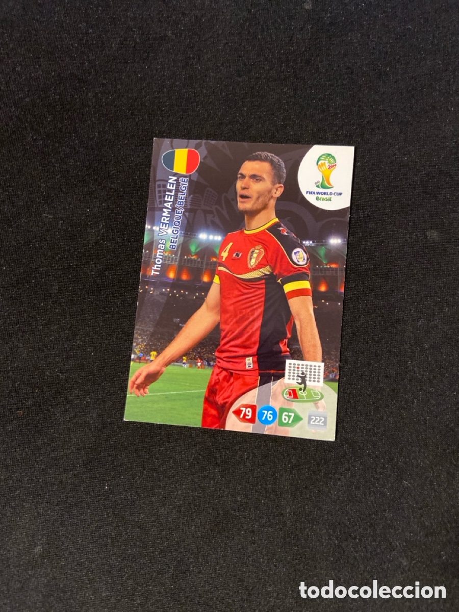 Figurine di Calcio: VERMAELEN (B&Eacute;LGICA) UPDATE PANINI ADRENALYN MUNDIAL 2014 BRASIL 14 FUTBOL ACTUALIZACION CARTA A-1