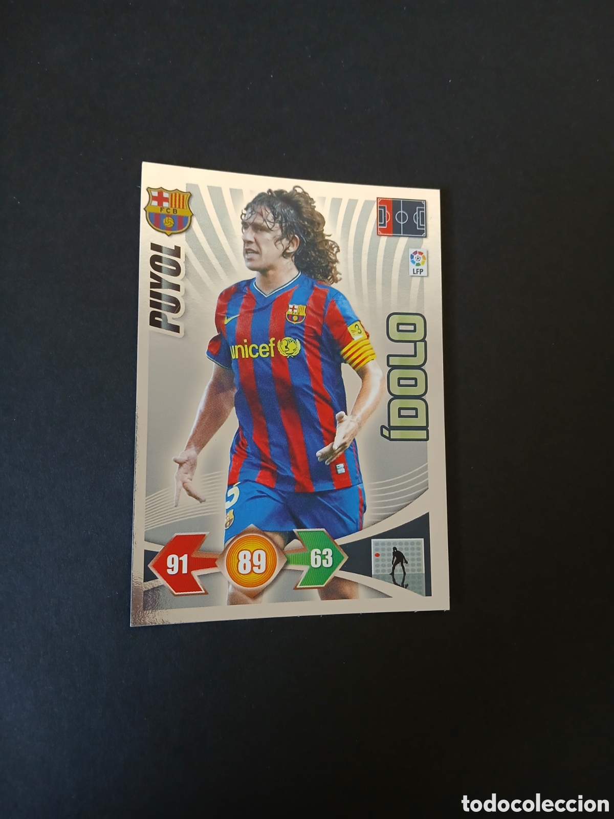 Cartes &agrave; collectionner de Football: PUYOL BARCELONA IDOLO ADRENALYN XL LIGA 2009/10 09 10 PANINI