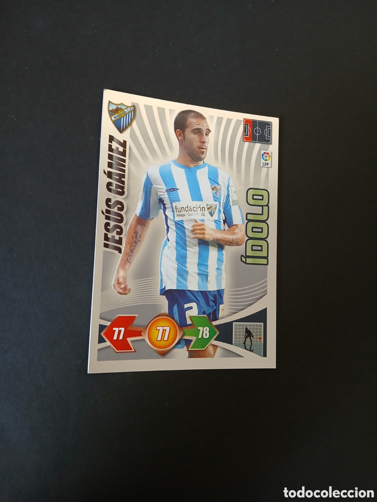 Cartes &agrave; collectionner de Football: JESUS GAMEZ MALAGA IDOLO ADRENALYN XL LIGA 2009/10 09 10 PANINI