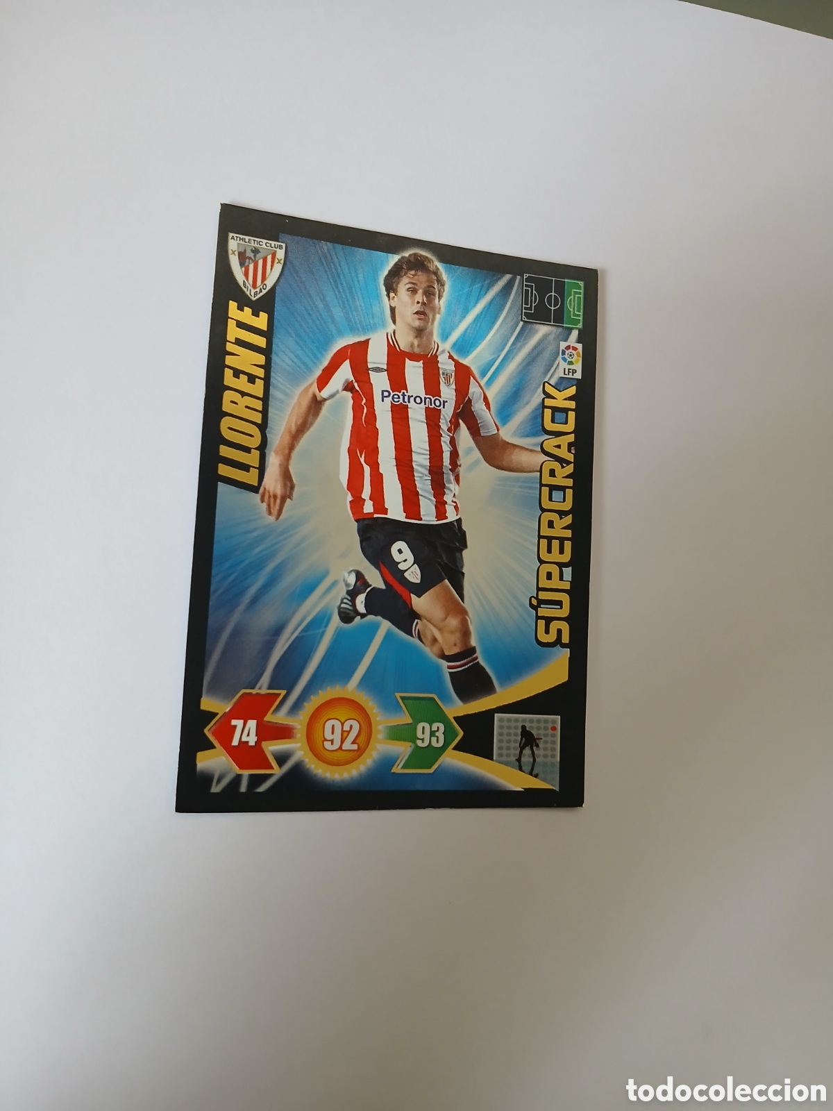 Cartes &agrave; collectionner de Football: LLORENTE BILBAO SUPERCRACK ADRENALYN XL LIGA 2009/10 09 10 PANINI
