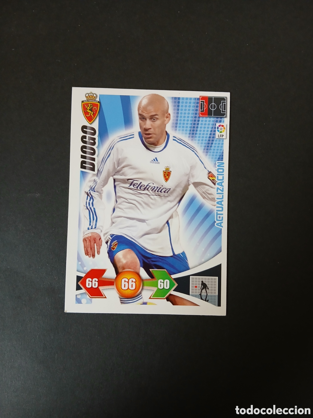 Cartes &agrave; collectionner de Football: DIOGO ZARAGOZA ACTUALIZACION ADRENALYN XL LIGA 2009/10 09 10 PANINI