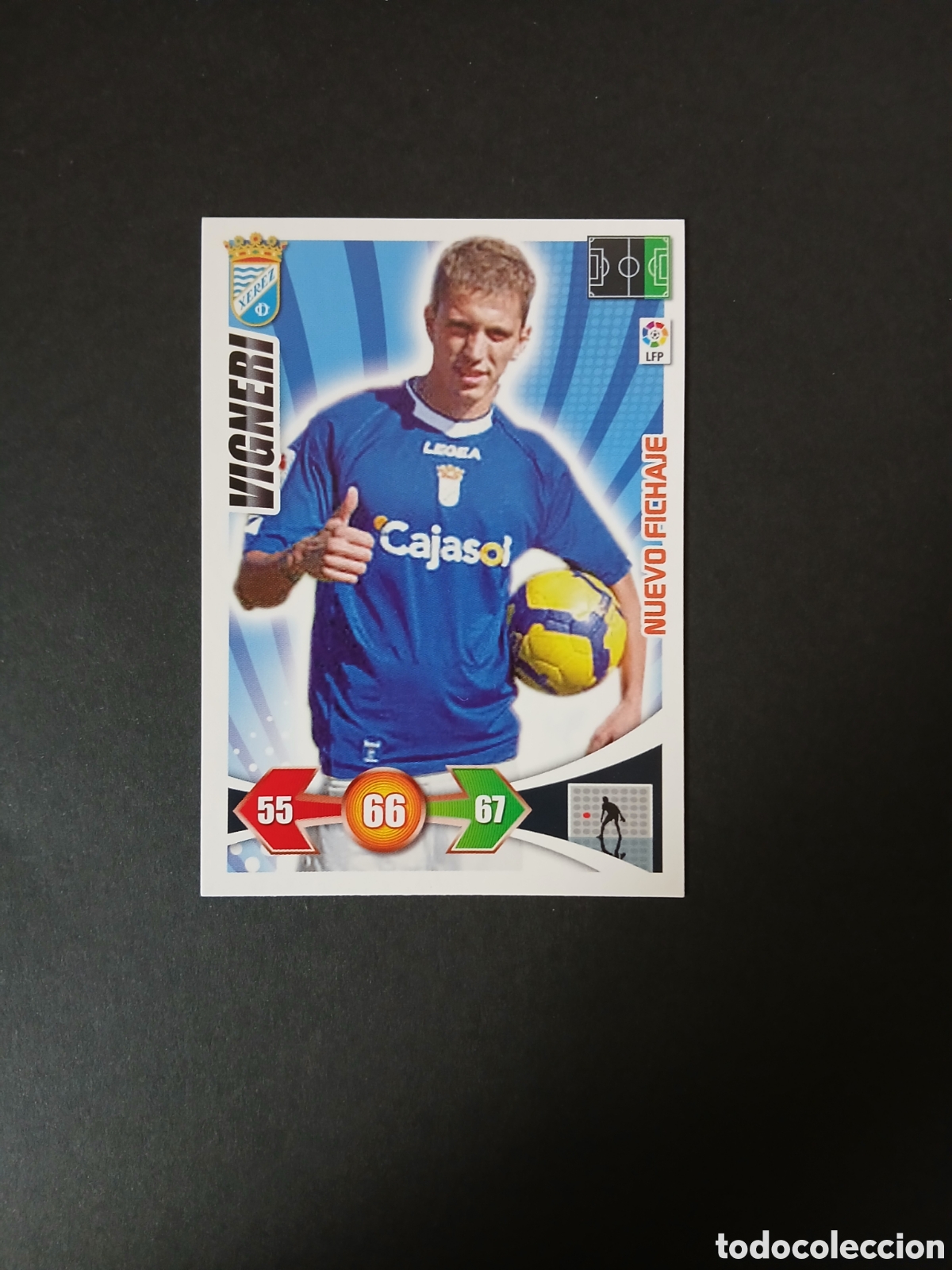 Cartes &agrave; collectionner de Football: VIGNERI XEREZ NUEVO FICHAJE ADRENALYN XL LIGA 2009/10 09 10 PANINI