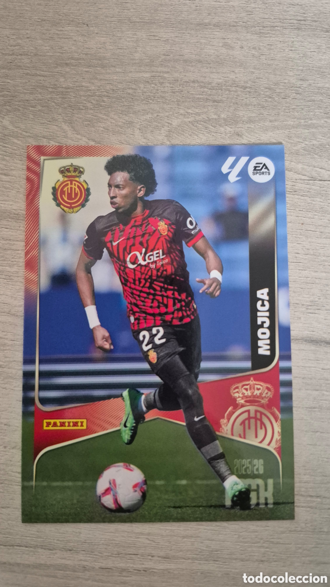 Fu&szlig;ball-Sticker: N&deg;242 Mallorca Mojica Megacracks 25/26
