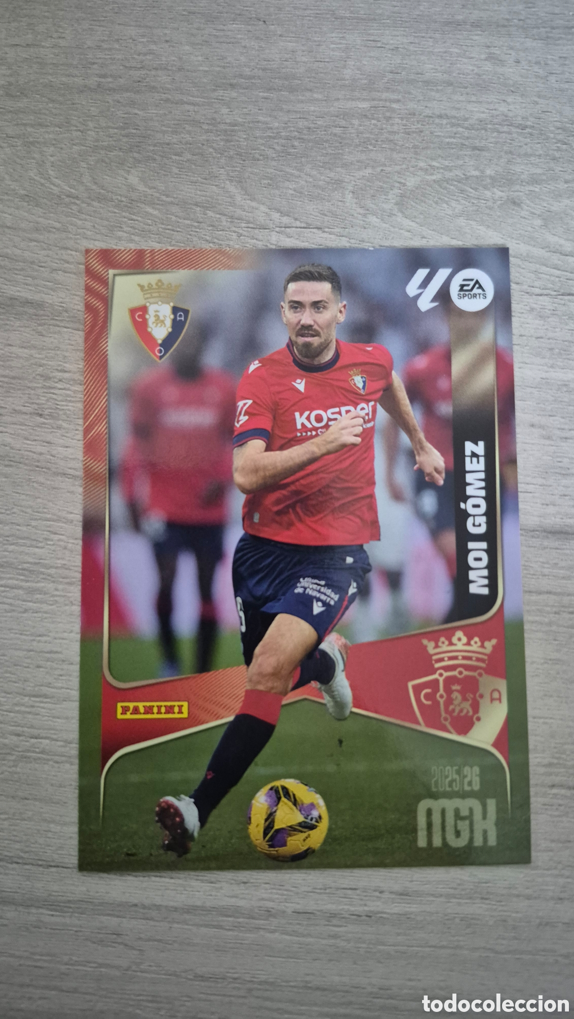 Figurine di Calcio: N&deg;266 Osasuna Moi G&oacute;mez Megacracks 25/26