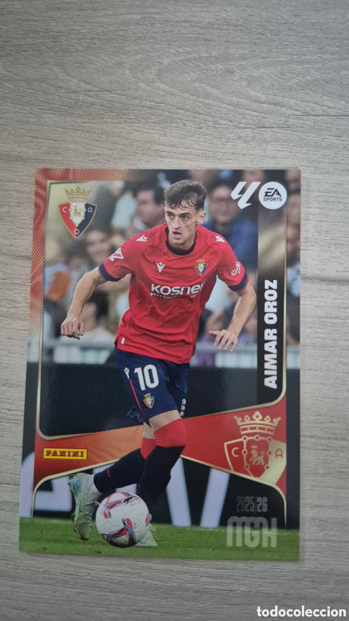 Figurine di Calcio: N&deg;267 Osasuna Aimar Oroz Megacracks 25/26