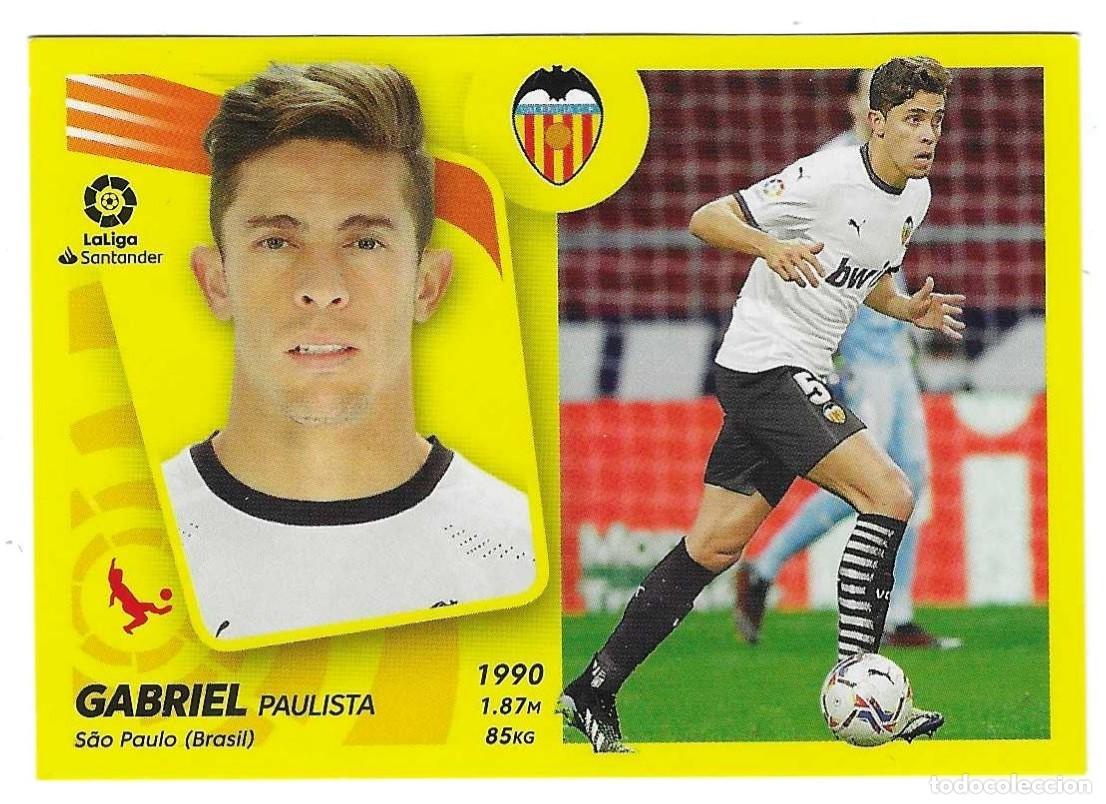 Figurine di Calcio: Cromo F&uacute;tbol. Ediciones Este a&ntilde;o 2021-2. Valencia n&ordm; 8. Gabriel. ref. 21este-21valencia8