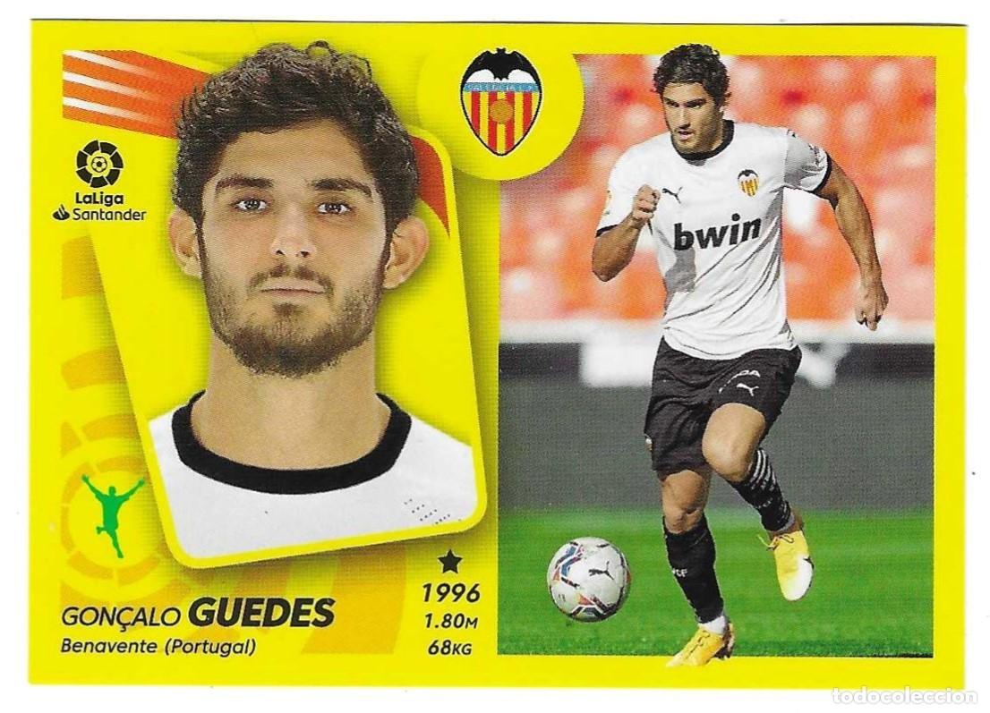 Figurine di Calcio: Cromo F&uacute;tbol. Ediciones Este a&ntilde;o 2021-2. Valencia. n&ordm; 17. Guedes. ref. 21este-21valencia17