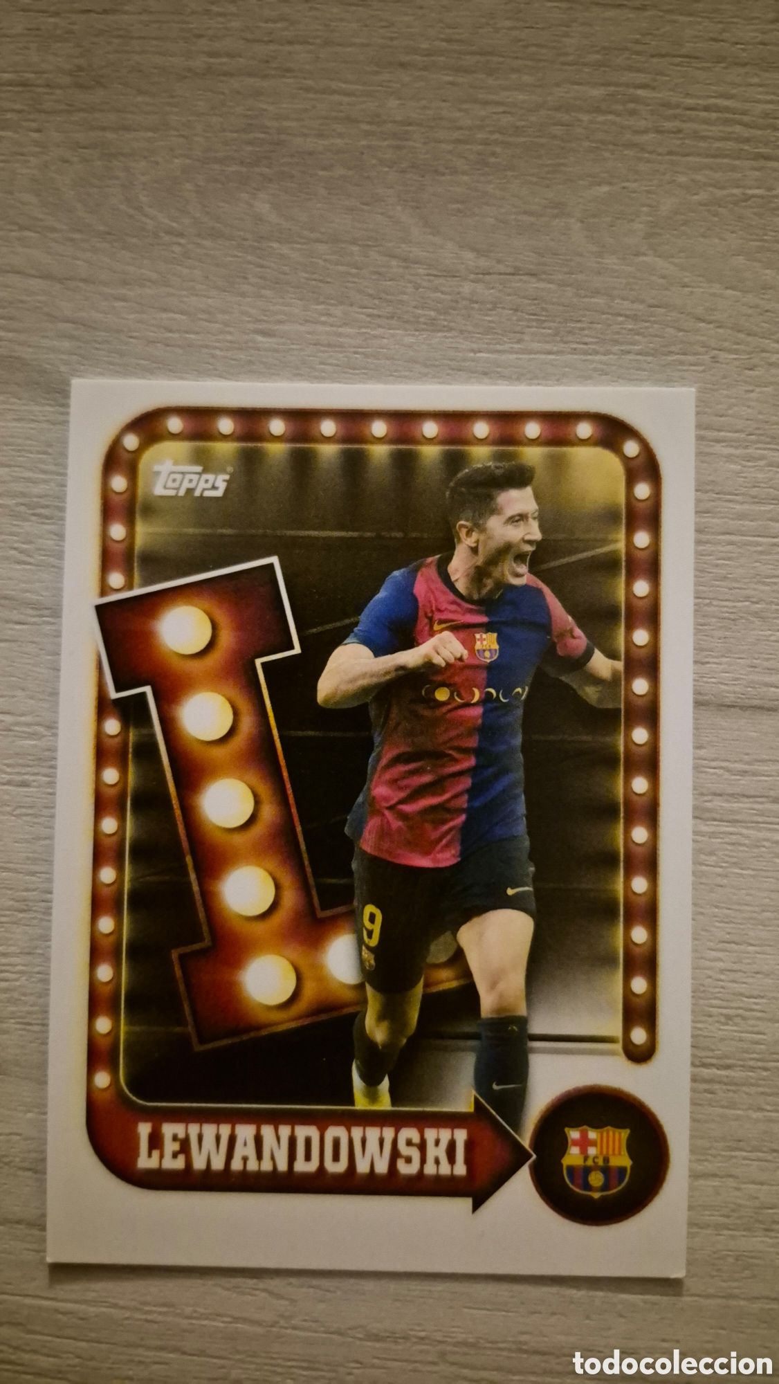 Fu&szlig;ball-Sticker: N&deg;26 Lewandowski Topps FC Barcelona 2025