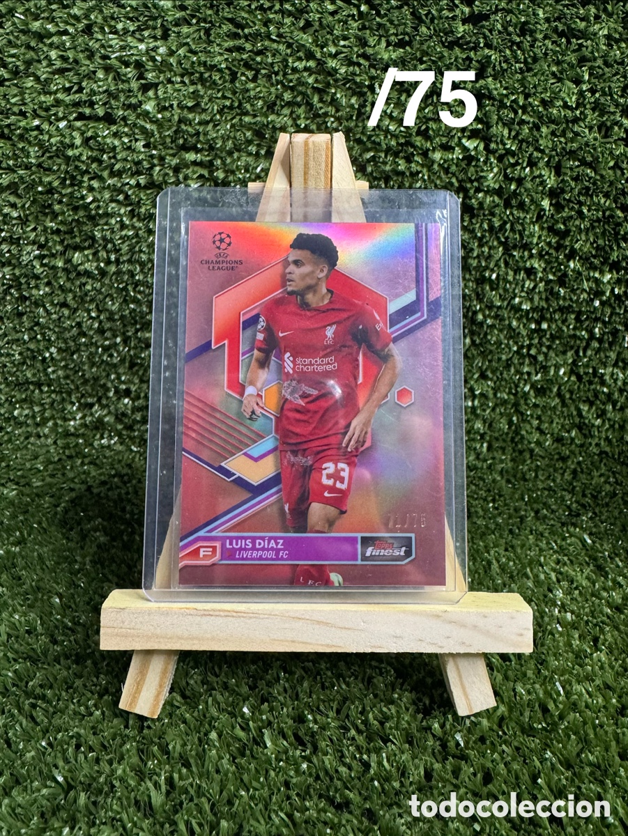 Cromos de f&uacute;tbol: Luis D&iacute;az /75 Topps Finest UEFA - Foto 1
