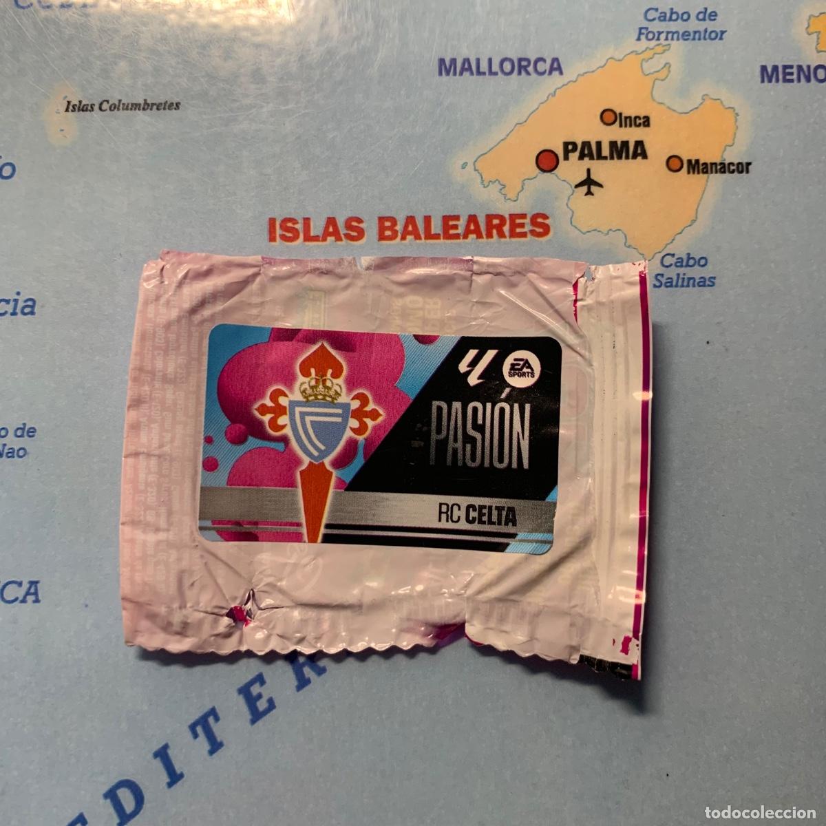 Cromos de f&uacute;tbol: Cromo chicle Escudo del celta liga este 25-26 2025-2026