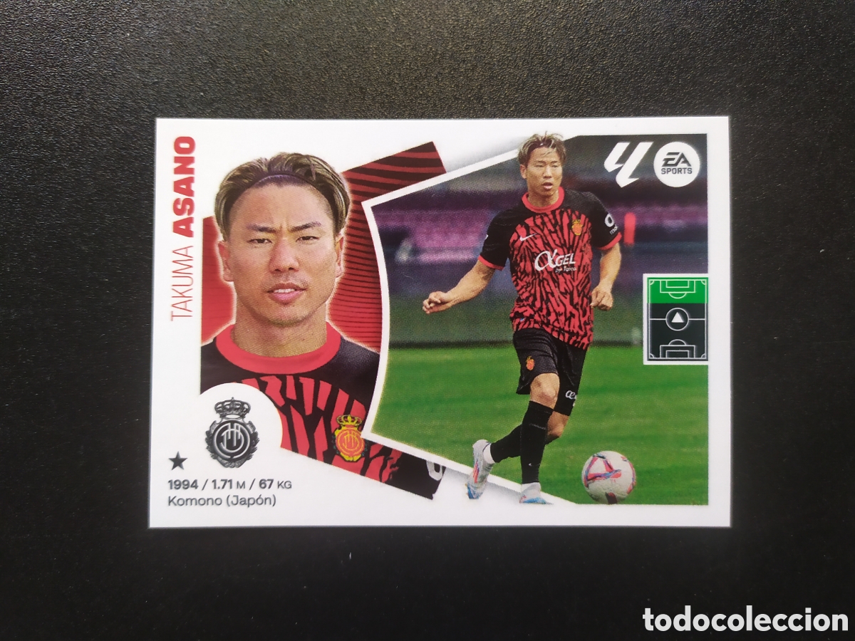 Fu&szlig;ball-Sticker: Liga este 2024 2025 24 25 panini Asano fichaje n&deg; 14 Mallorca