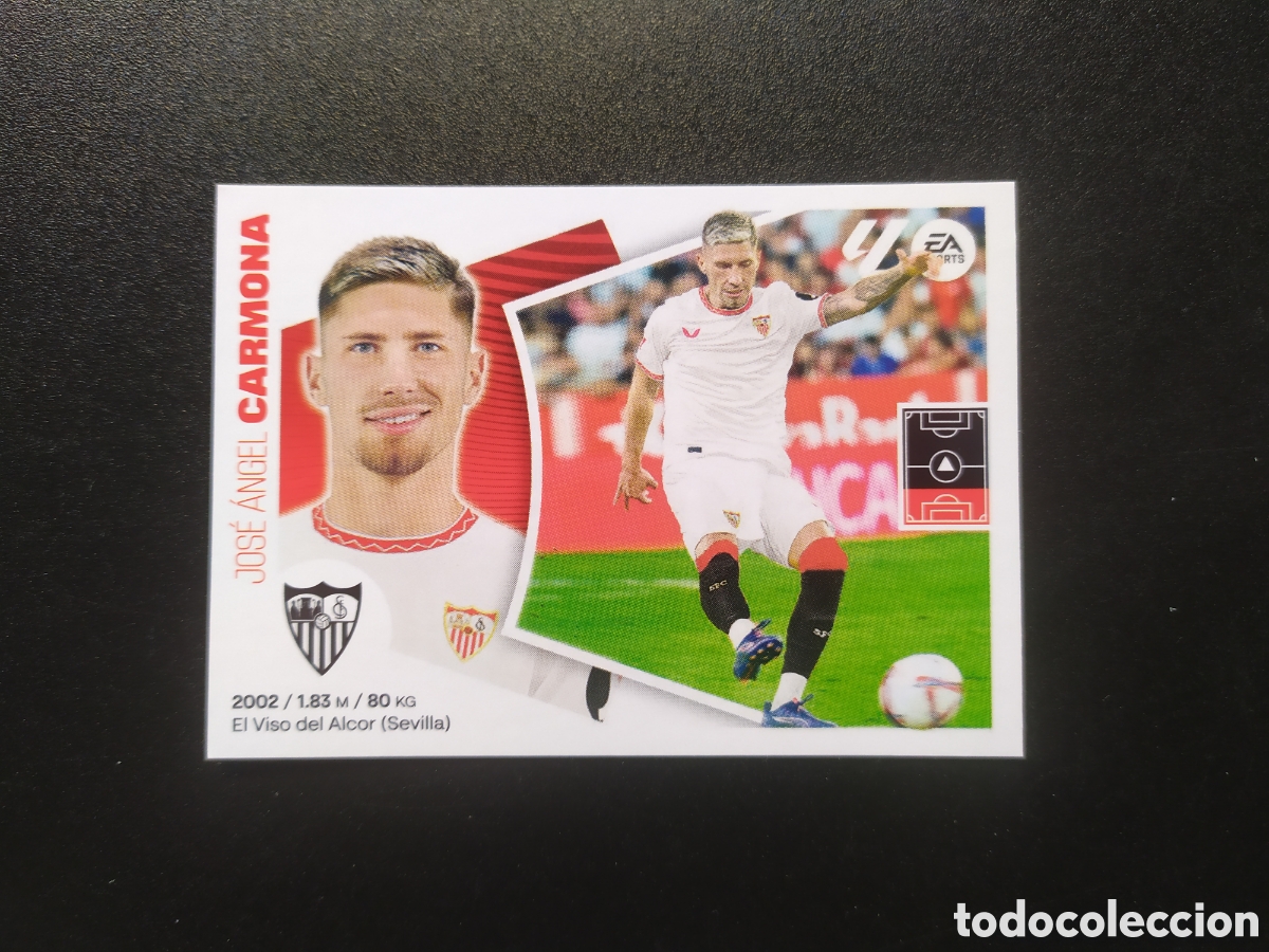 Cromos de F&uacute;tbol: Liga este 2024 2025 24 25 panini Carmona coloca n&deg; 12 bis Sevilla