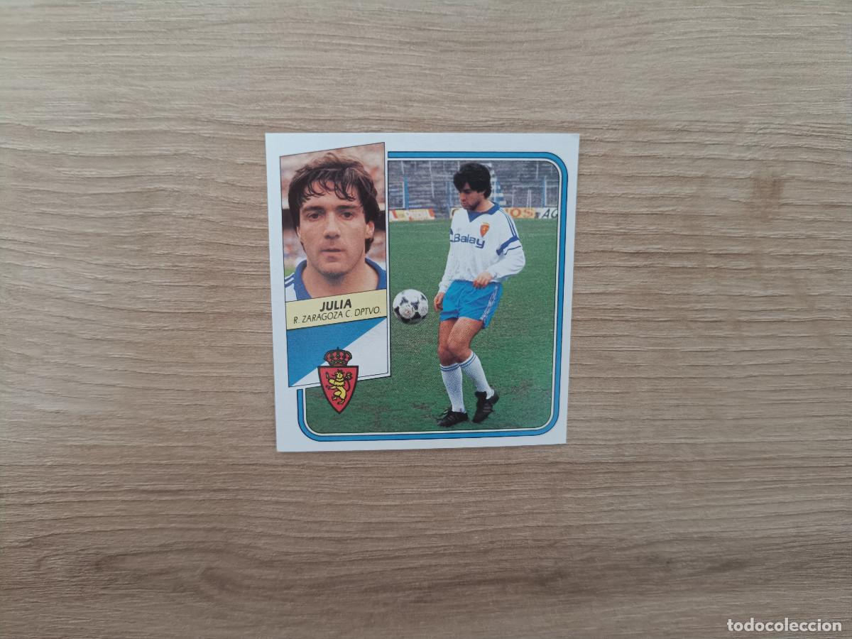 Football Stickers: CROMO DE F&Uacute;TBOL LIGA ESTE JULIA ZARAGOZA SIN PEGAR NUNCA PEGADO 89 90 1989 1990