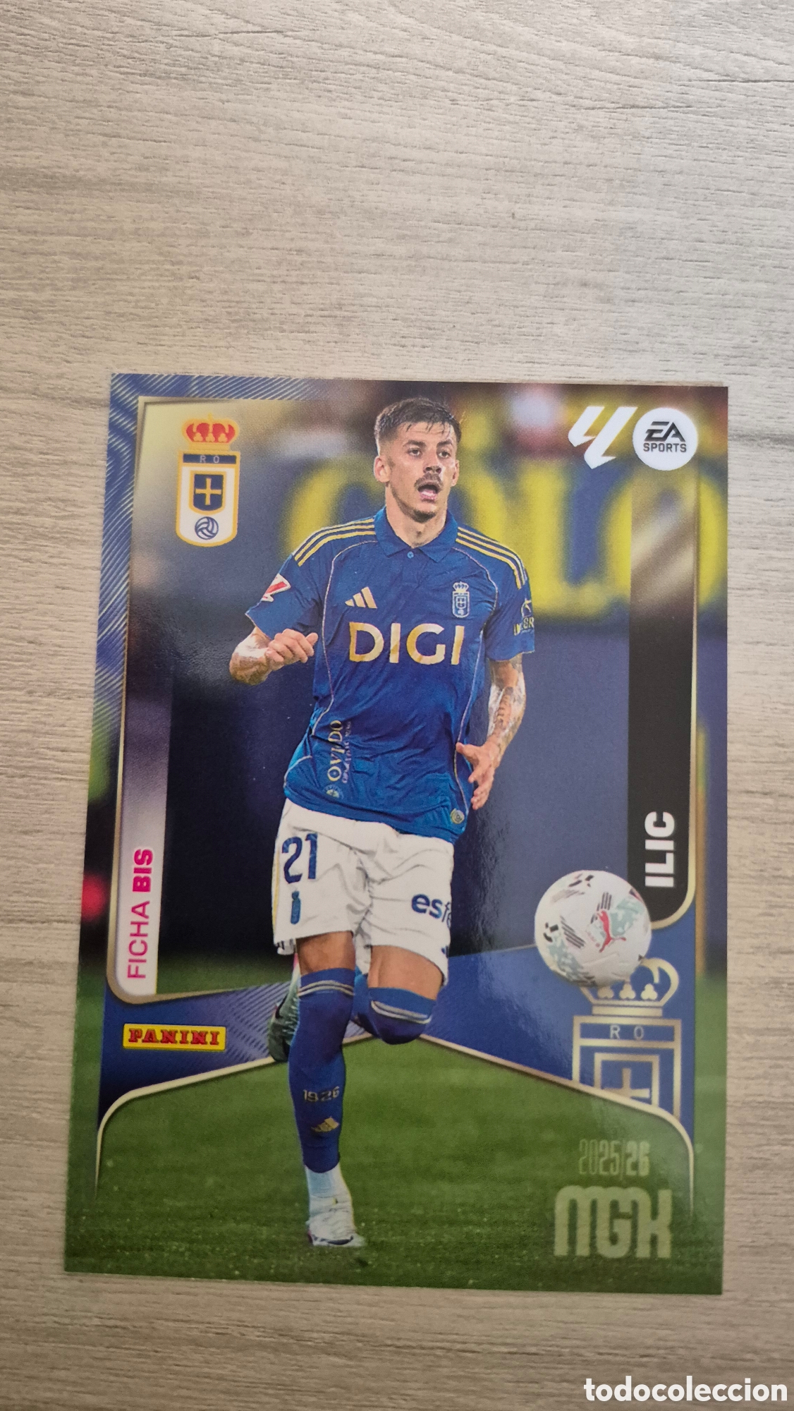 Fu&szlig;ball-Sticker: N&deg;283Bis Oviedo Ilic Megacracks 25/26