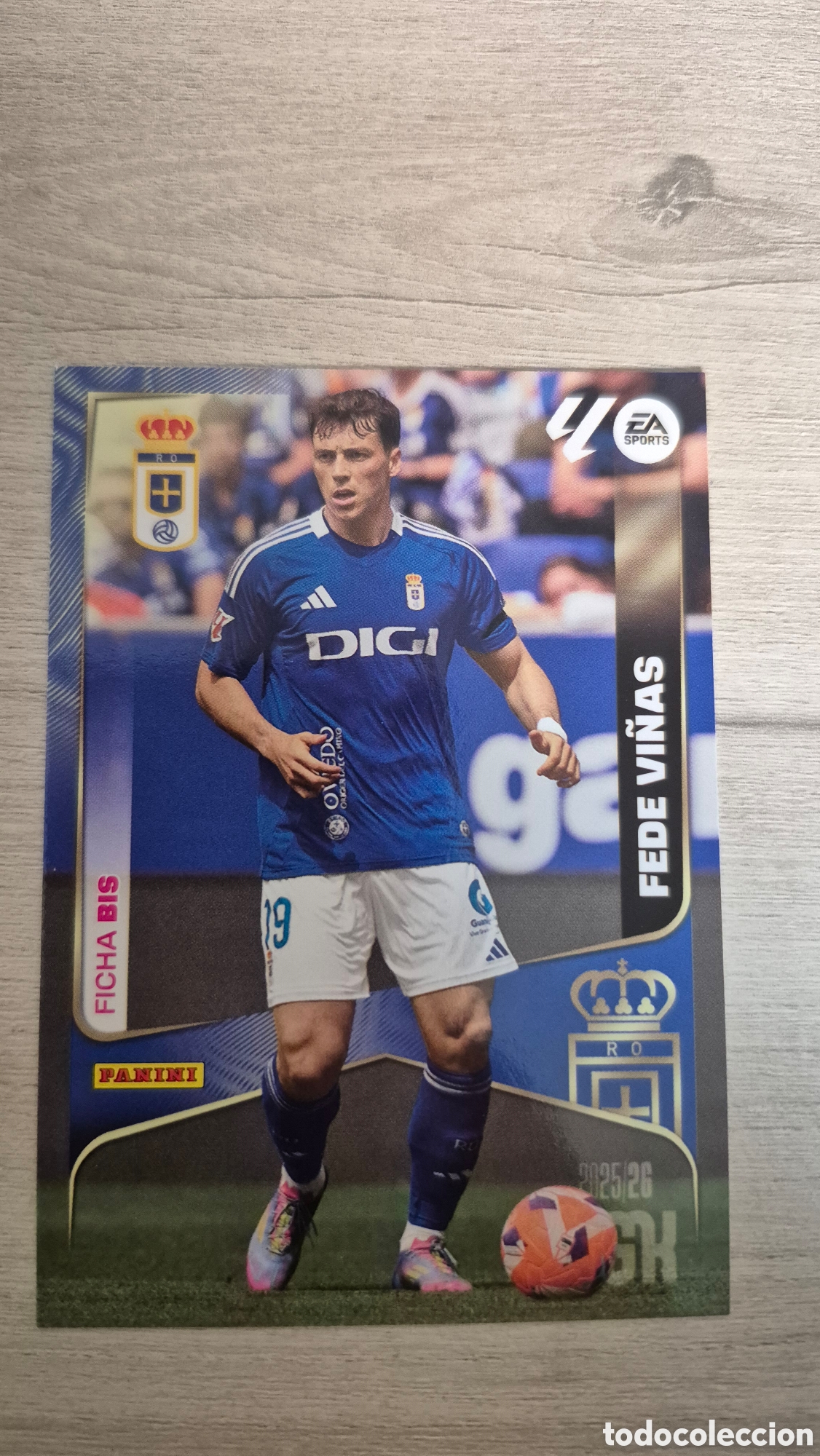 Fu&szlig;ball-Sticker: N&deg;288Bis Oviedo Fede Vi&ntilde;as Megacracks 25/26