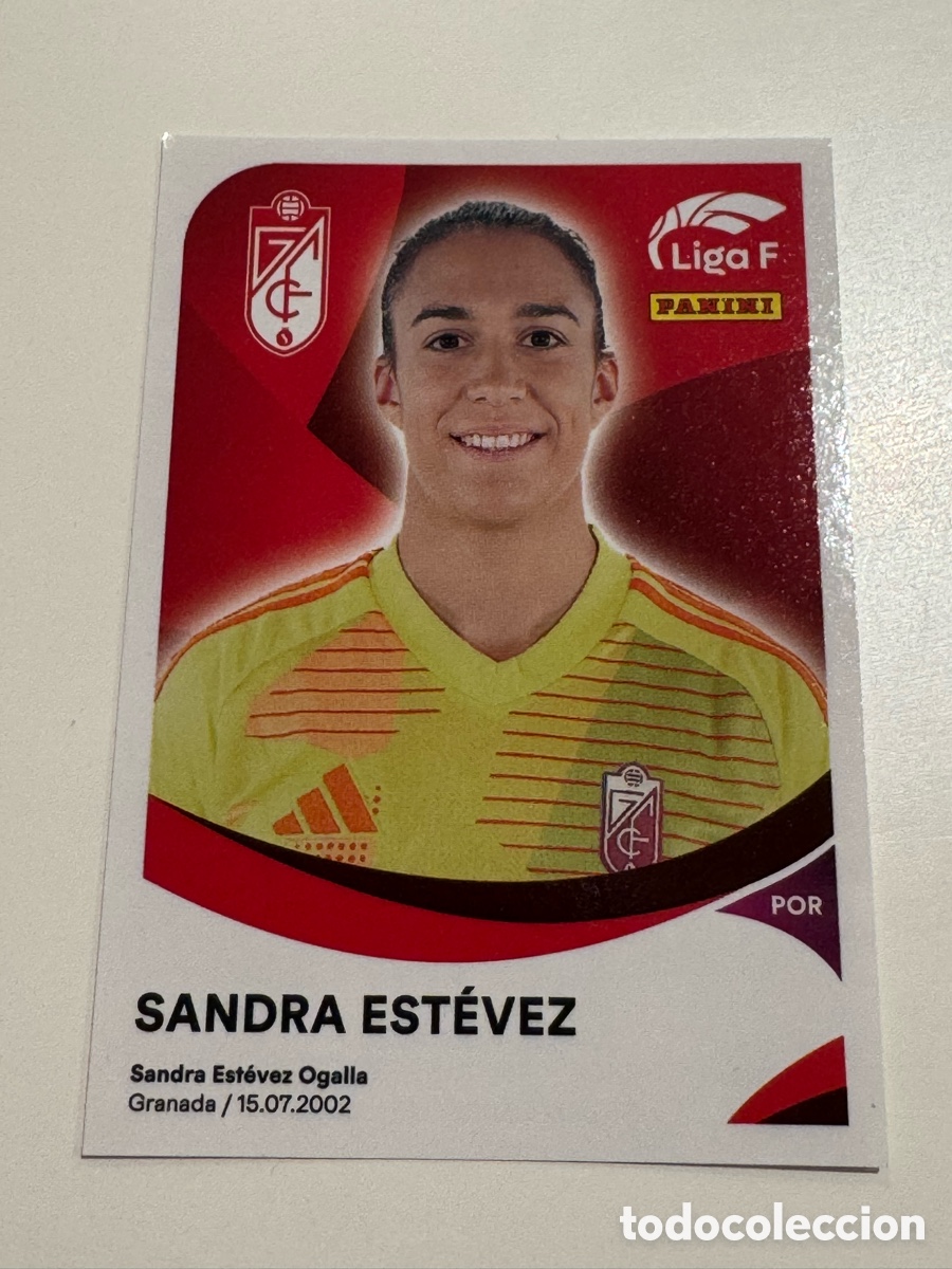 Fu&szlig;ball-Sticker: PANINI LIGA F FEMENINA 2024-2025 24-25 &ndash; N&ordm; 164 SANDRA EST&Eacute;VEZ &ndash; GRANADA CF