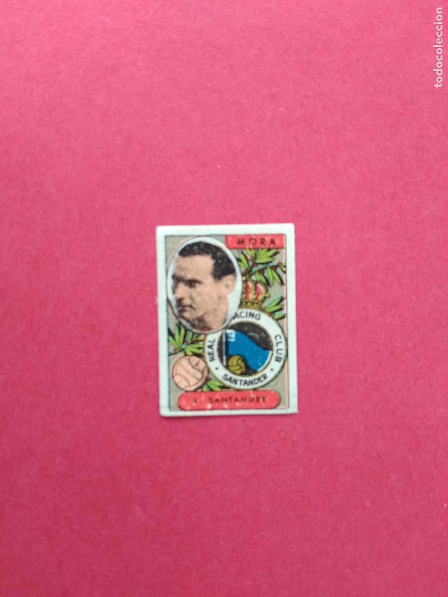 Figurine di Calcio: EDITORIAL DESCONOCIDA A&Ntilde;O 1955 CROMO NUNCA PEGADO RACING DE SANTANDER , MORA