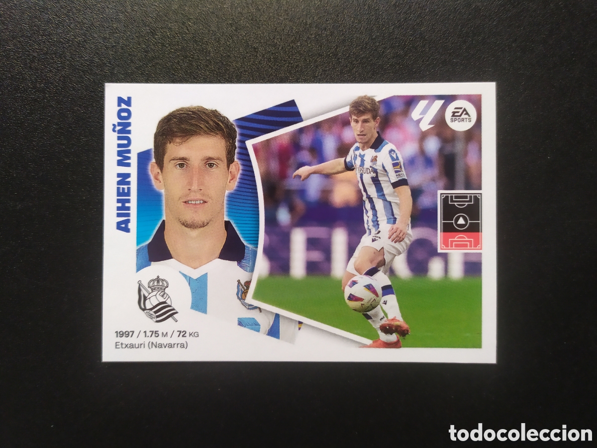 Fu&szlig;ball-Sticker: Liga este 2024 2025 24 25 panini Aihen Mu&ntilde;oz n&deg; 10A 10 A Real Sociedad