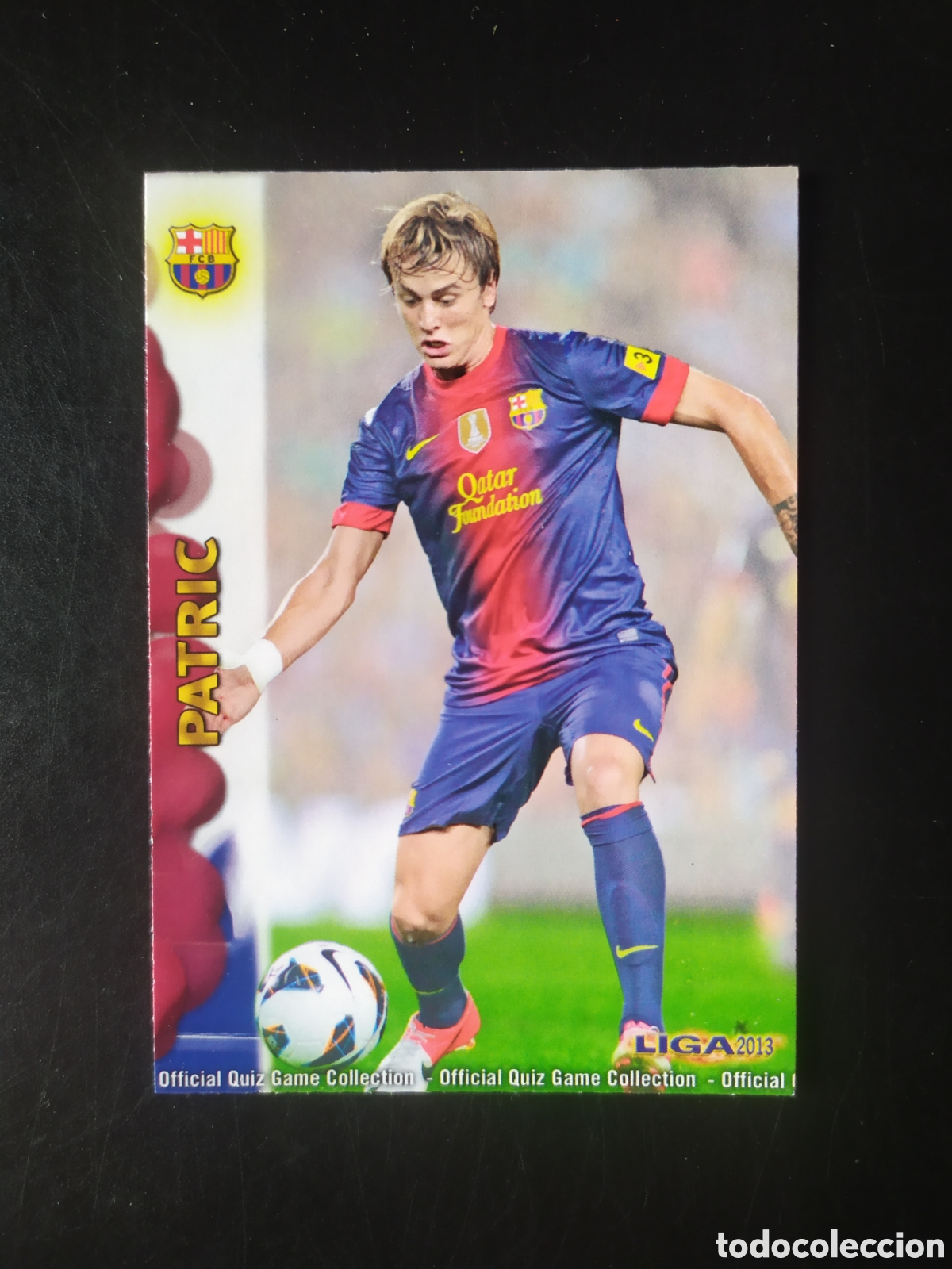 Figurine di Calcio: Mundicromo fichas Liga 2012 2013 12 13 Patric n&deg; 1206 Barcelona B