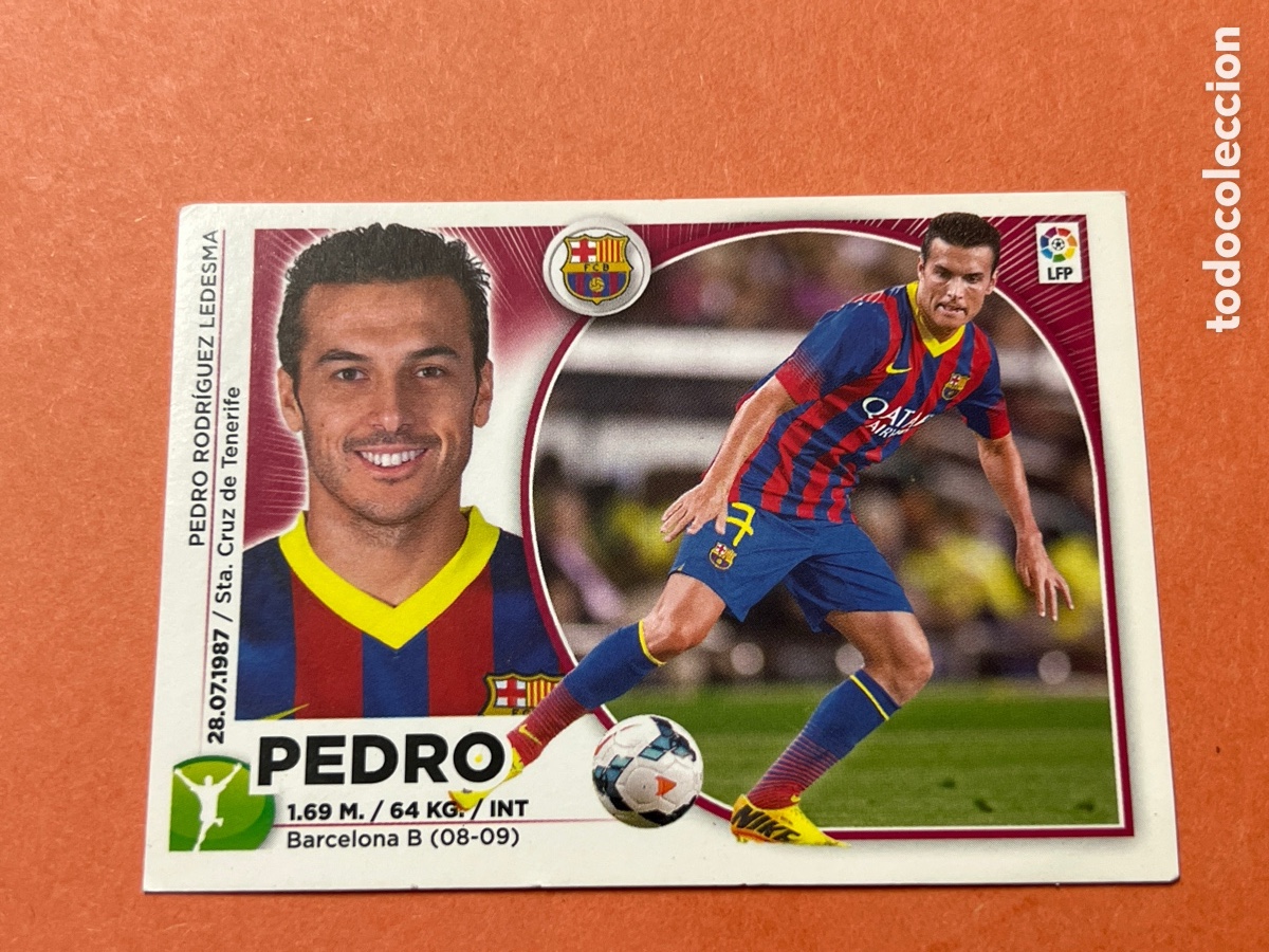 Cartes &agrave; collectionner de Football: C3342. Liga Este Barcelona 18 PEDRO 2014-15 14 15