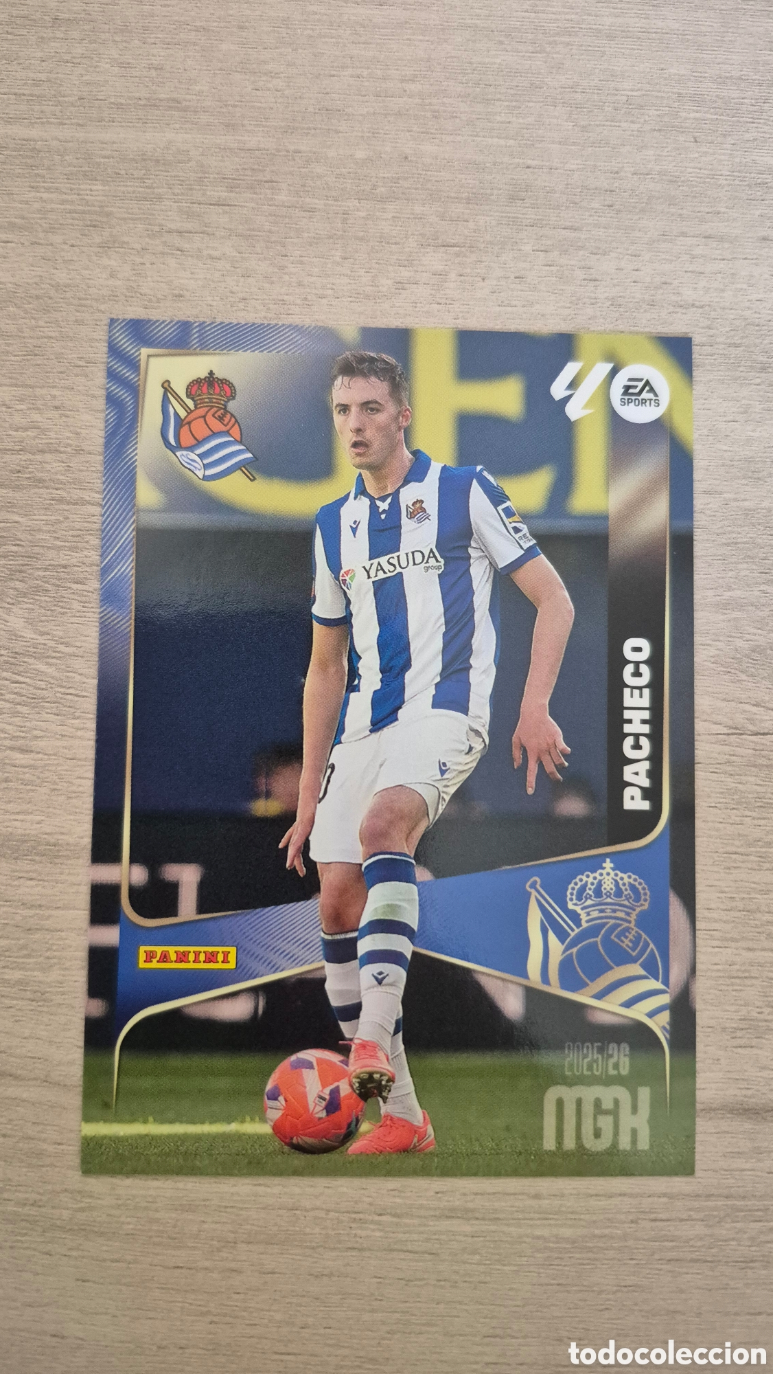 Cromos de Futebol: N&deg;314 Real Sociedad Pacheco Megacracks 25/26
