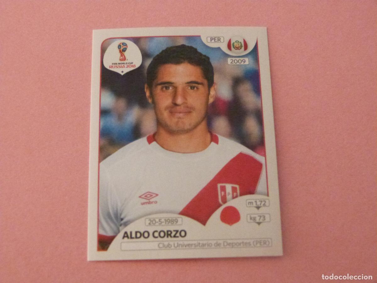 Fu&szlig;ball-Sticker: CROMO FUTBOL ALDO CORZO PERU SIN PEGAR N&ordm; 236 MUNDIAL RUSIA 2018 PANINI