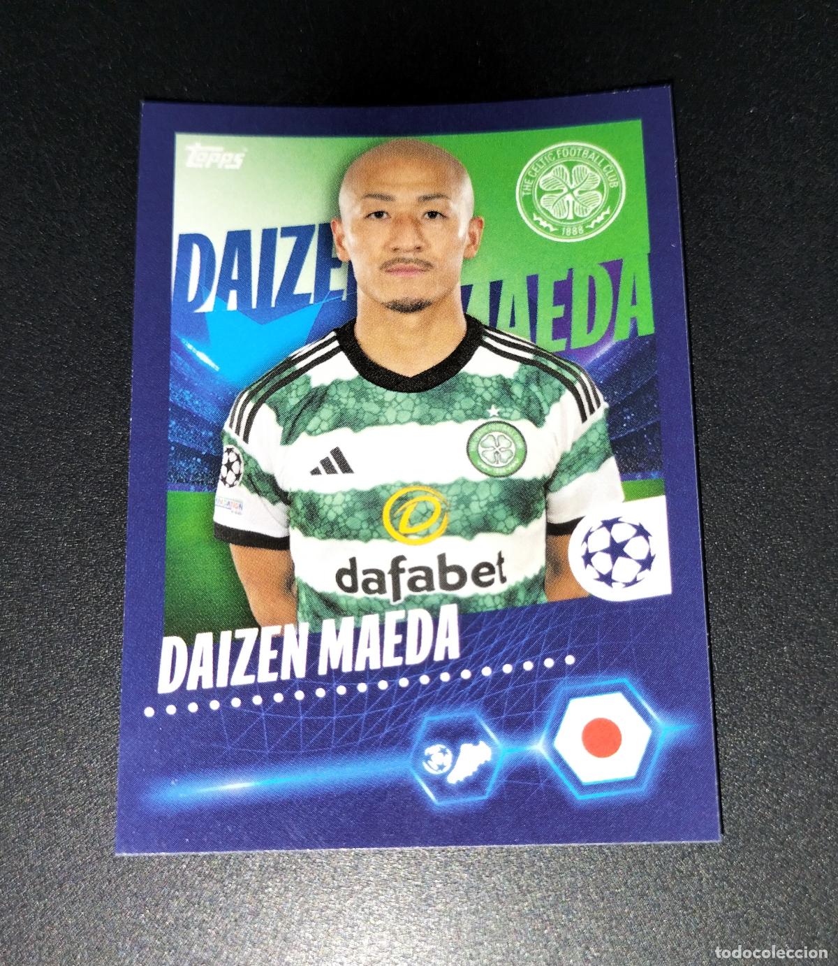 Figurine di Calcio: 117 DAIZEN MAEDA CELTIC FC STICKERS UEFA CHAMPIONS LEAGUE TOPPS 2023 2024 23 24
