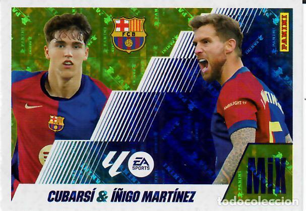Cromos de Futebol: CROMO PANINI LIGA ESTE 2025-26 (25 - 26) - MIX N&ordm; 4 - CUBARS&Iacute; & &Iacute;&Ntilde;IGO MART&Iacute;NEZ - BARCELONA