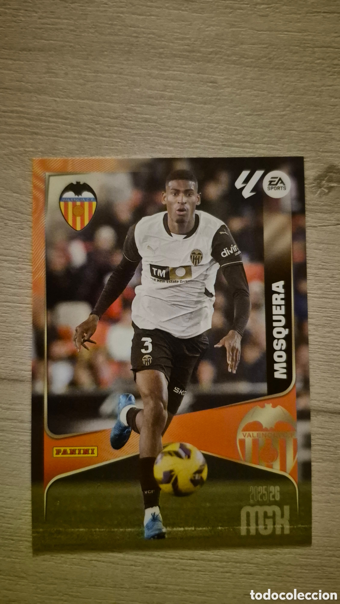 Fu&szlig;ball-Sticker: N&deg;348 Valencia Mosquera Megacracks 25/26