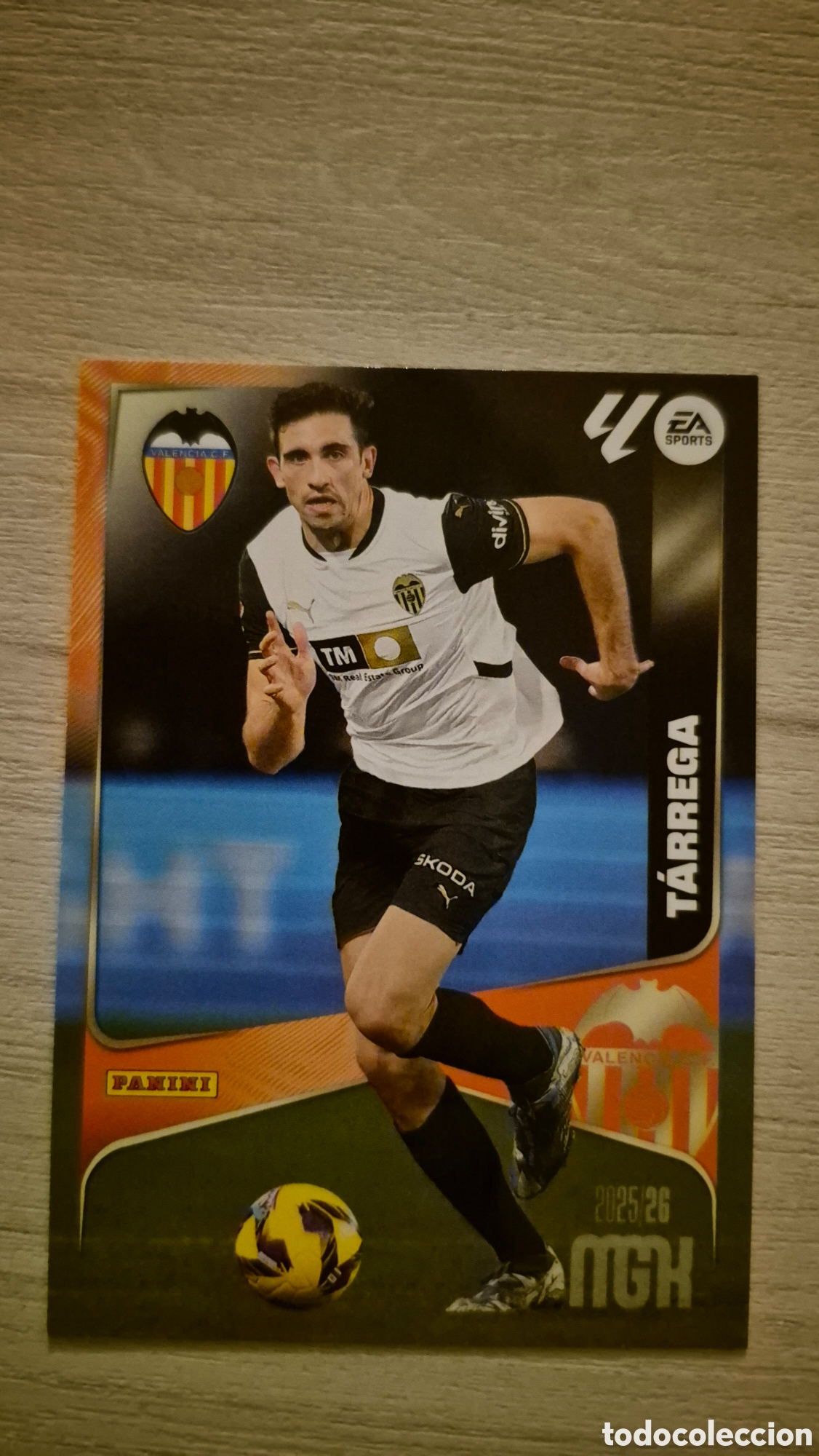 Fu&szlig;ball-Sticker: N&deg;350 Valencia Tarrega Megacracks 25/26