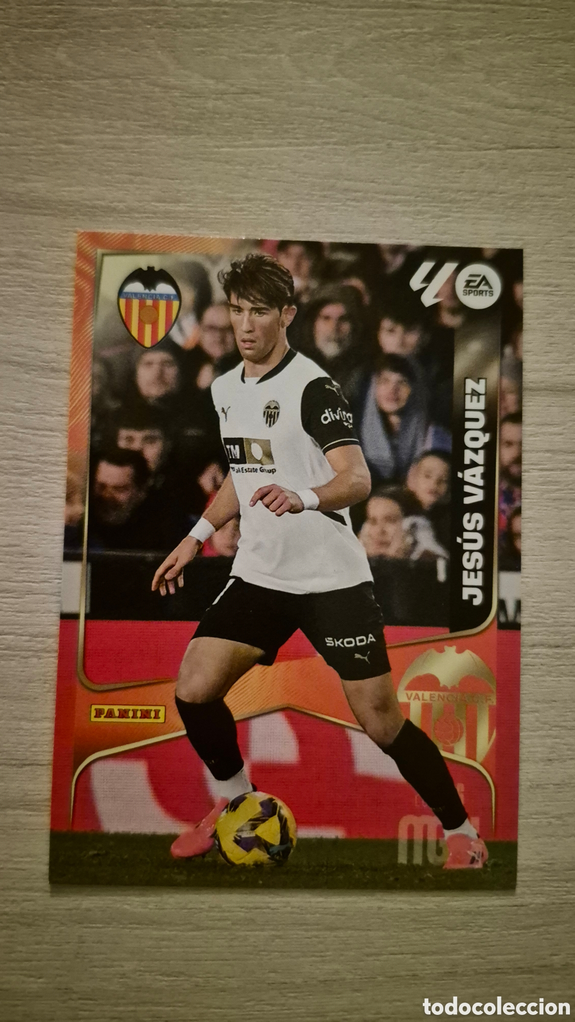 Cromos de Futebol: N&deg;352 Valencia Jes&uacute;s V&aacute;zquez Megacracks 25/26