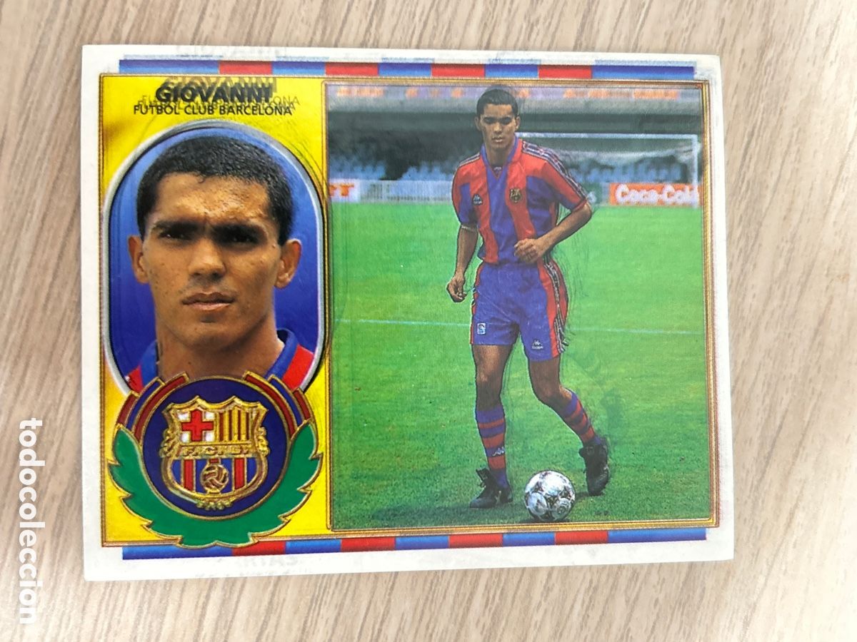 Football Stickers: GIOVANNI BARCELONA LIGA ESTE 1996 1997 96 97 NUNCA PEGADO error impresion