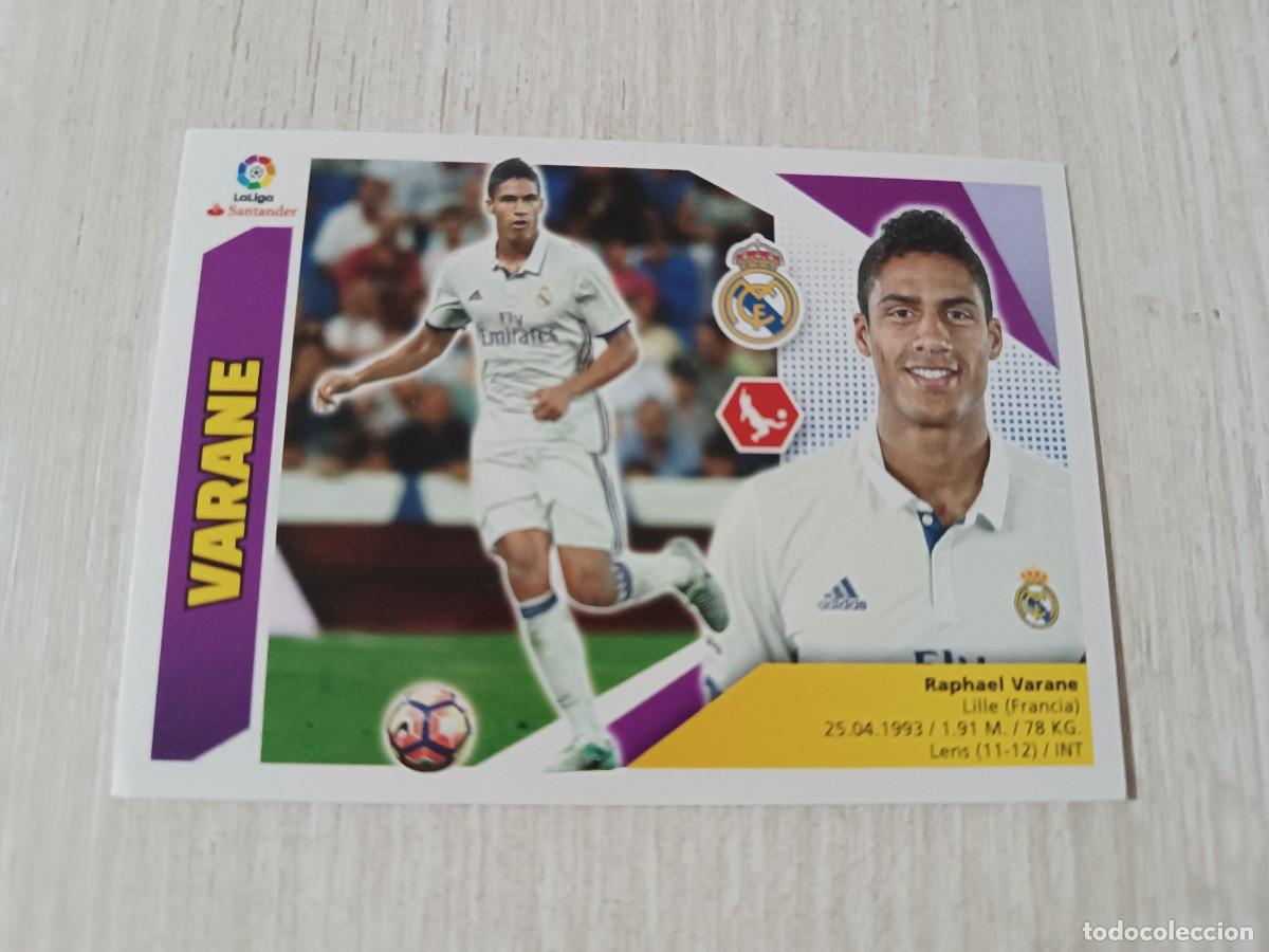 Cartes &agrave; collectionner de Football: VARANE LIGA ESTE 2017 2018 17 18. NUNCA PEGADO