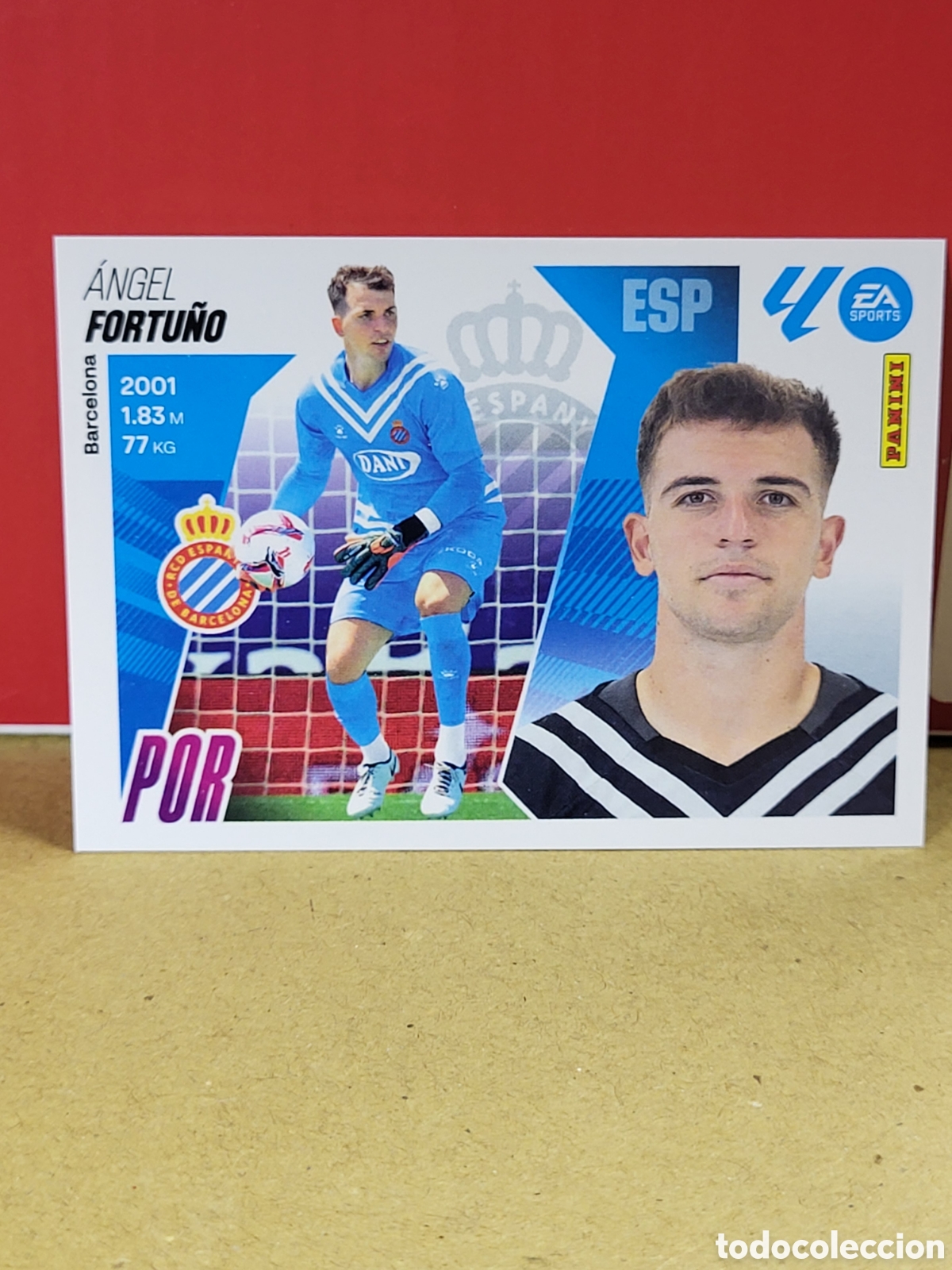 Cromos de f&uacute;tbol: FORTU&Ntilde;O RCD ESPA&Ntilde;OL ESPANYOL N&ordm; 4 LIGA ESTE 25 26 2025 2026 PANINI