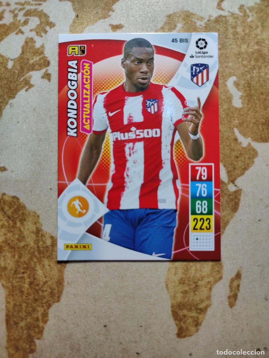Football Stickers: Adrenalyn Atl&eacute;tico de Madrid 45 bis KONDOGBIA 2021-22