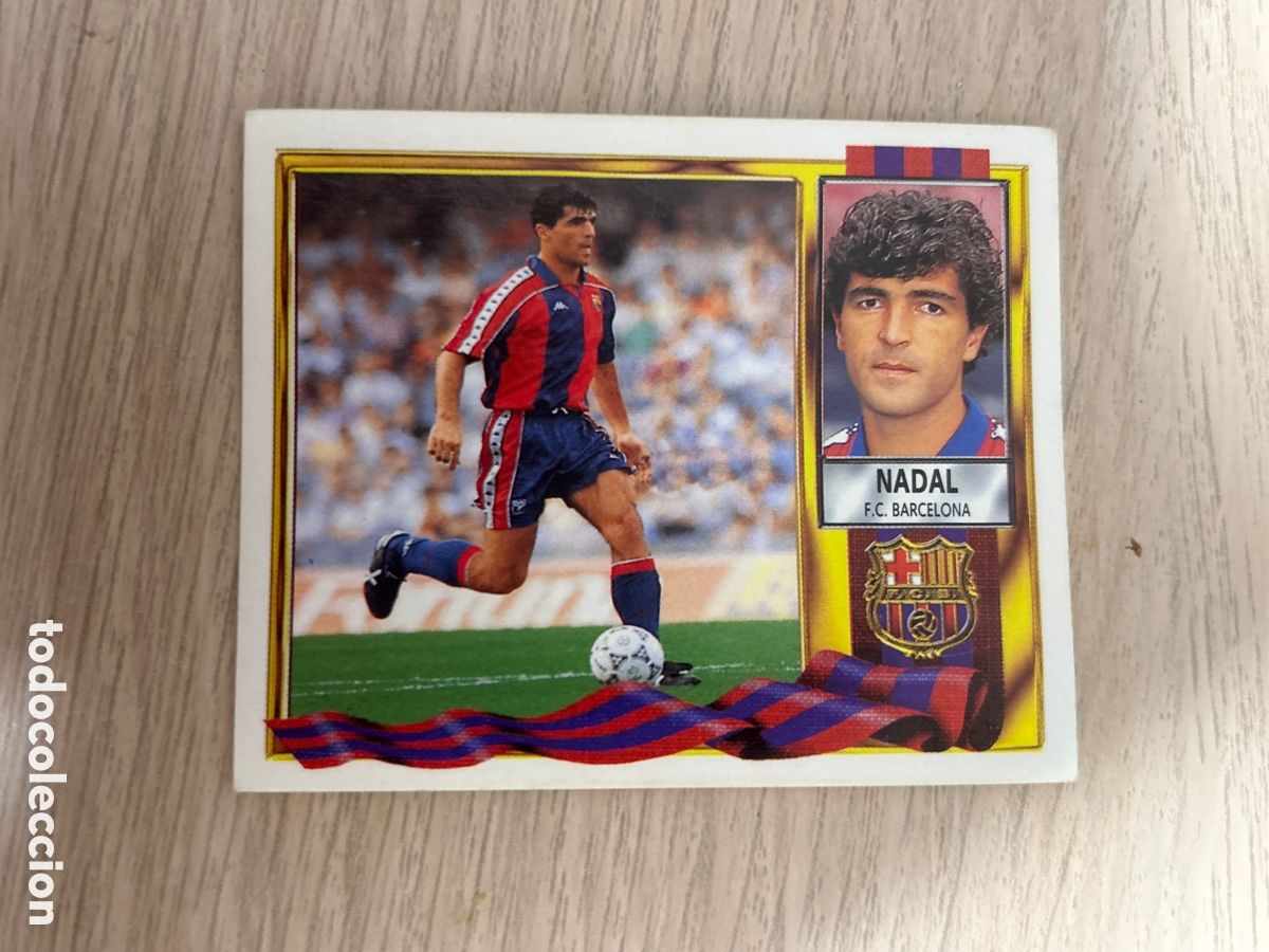 Football Stickers: NADAL BARCELONA LIGA ESTE 1995 1996 95 96 NUNCA PEGADO SIN PEGAR
